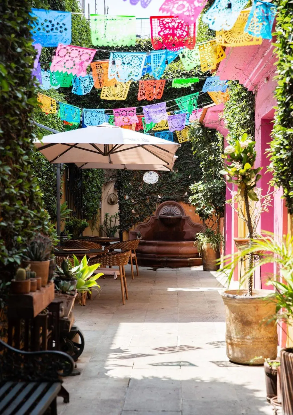 Patio in Hotel Casa Pereyra