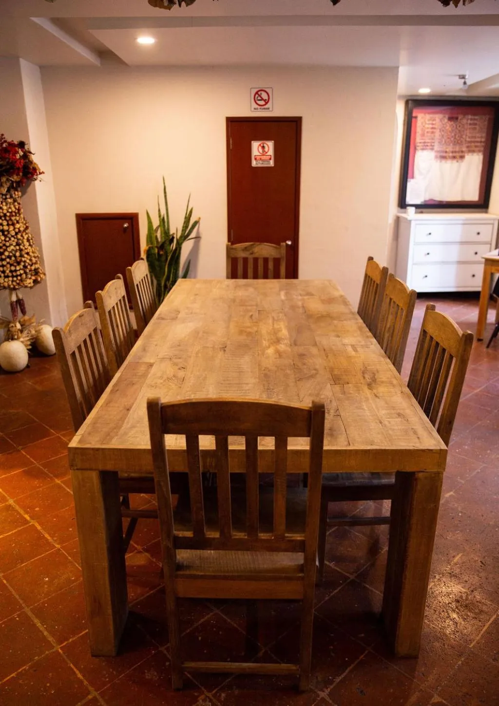 Dining area in Hotel Casa Pereyra
