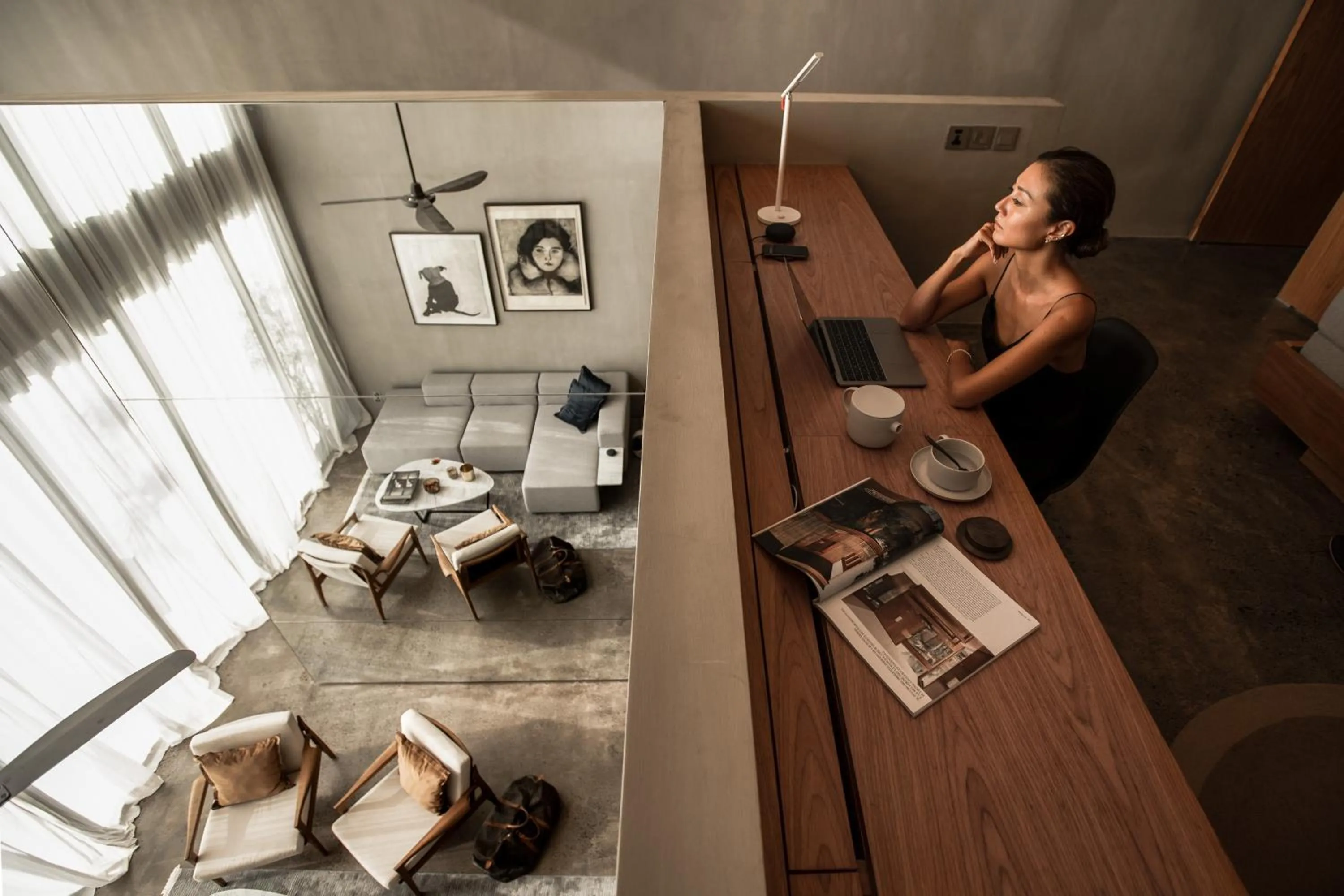 Seating area in OXO Townhouses Umalas