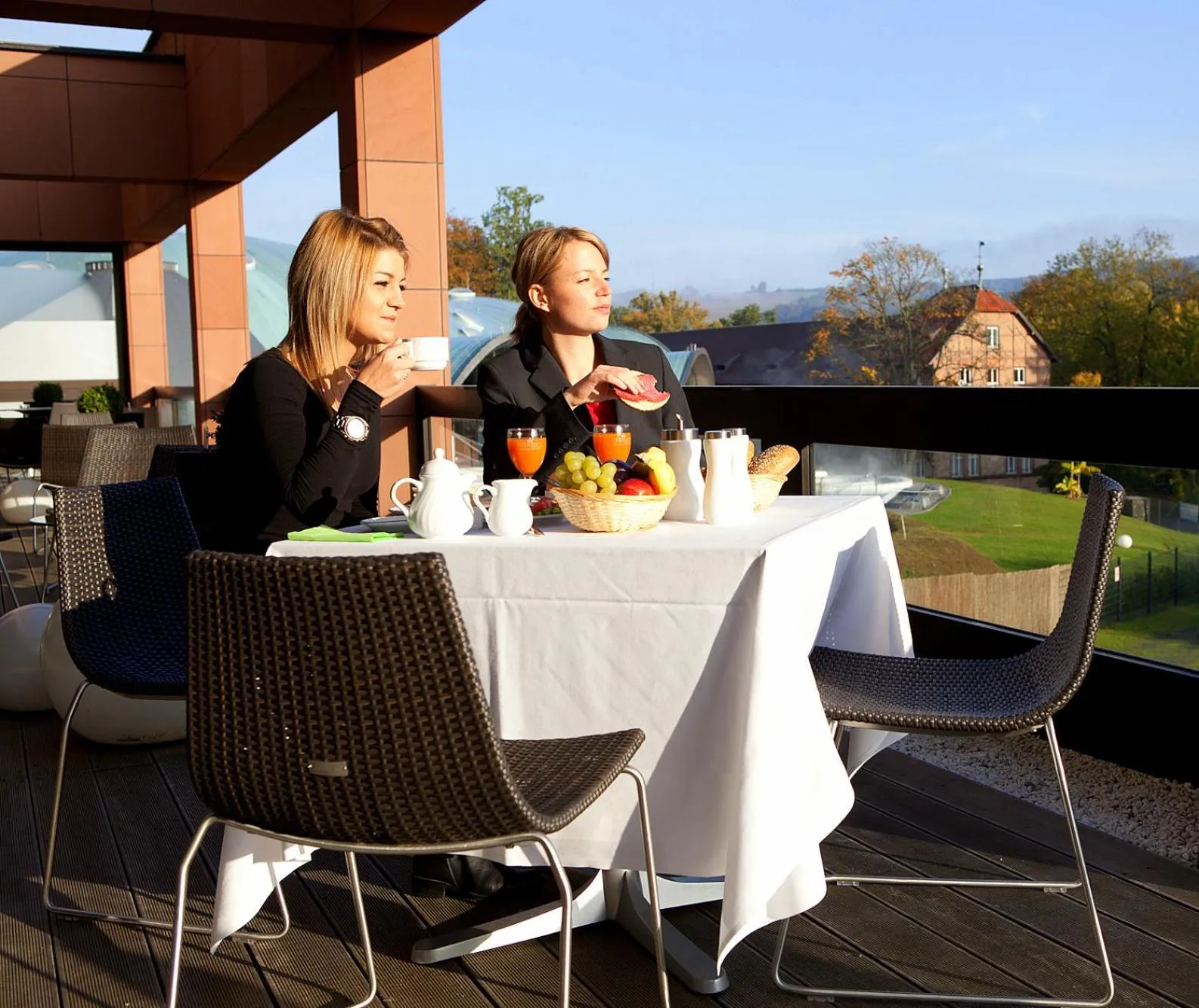 Restaurant/places to eat in Hotel an der Therme