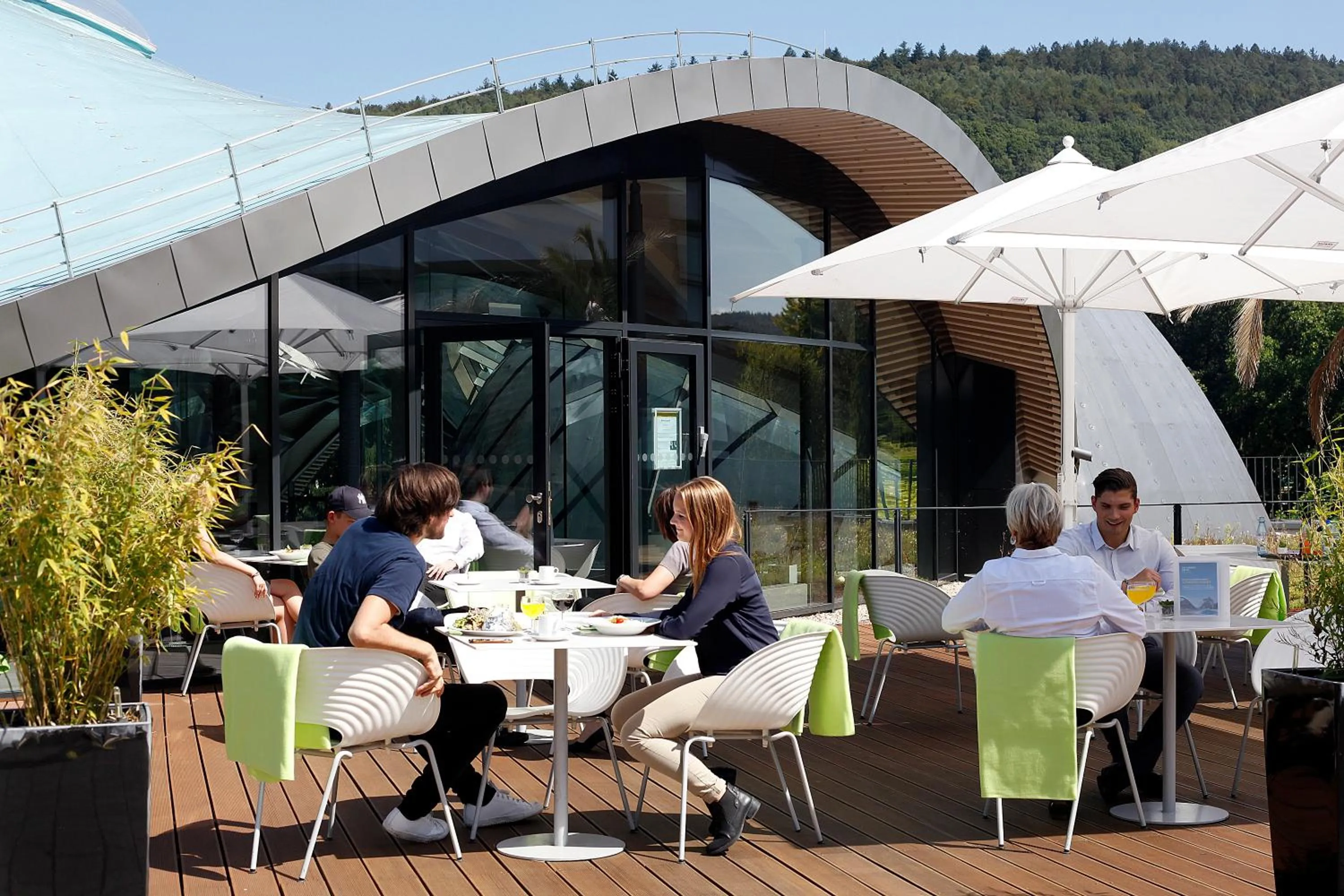 Property building in Hotel an der Therme