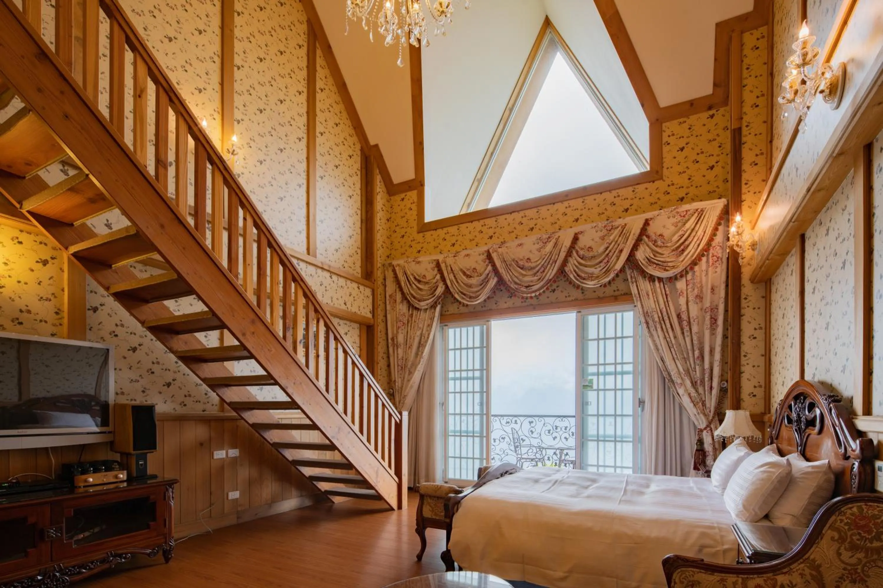 Photo of the whole room, Bed in Cingjing Florence Resort Villa