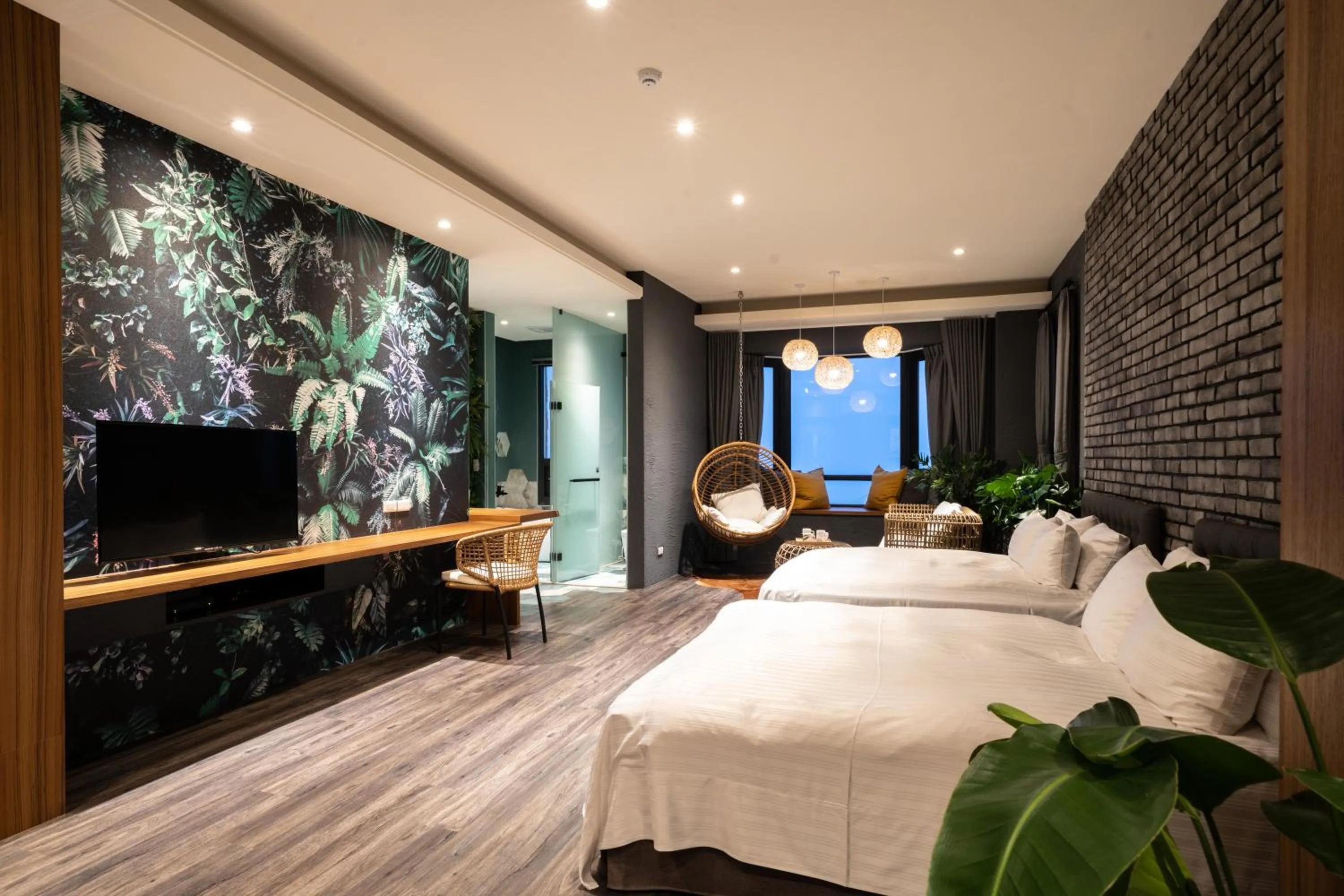 TV and multimedia, Bed in Cingjing Florence Resort Villa