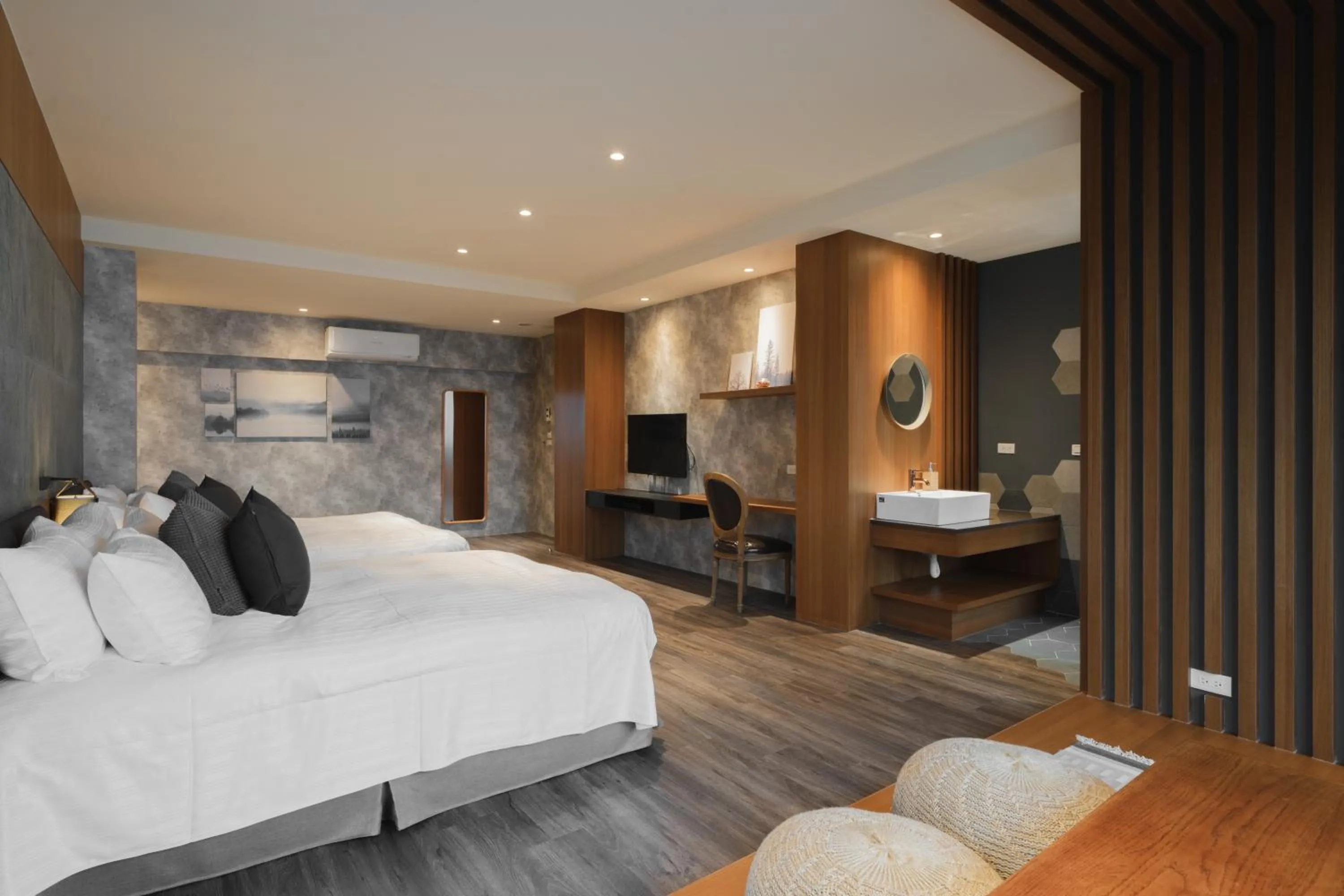 Bed in Cingjing Florence Resort Villa