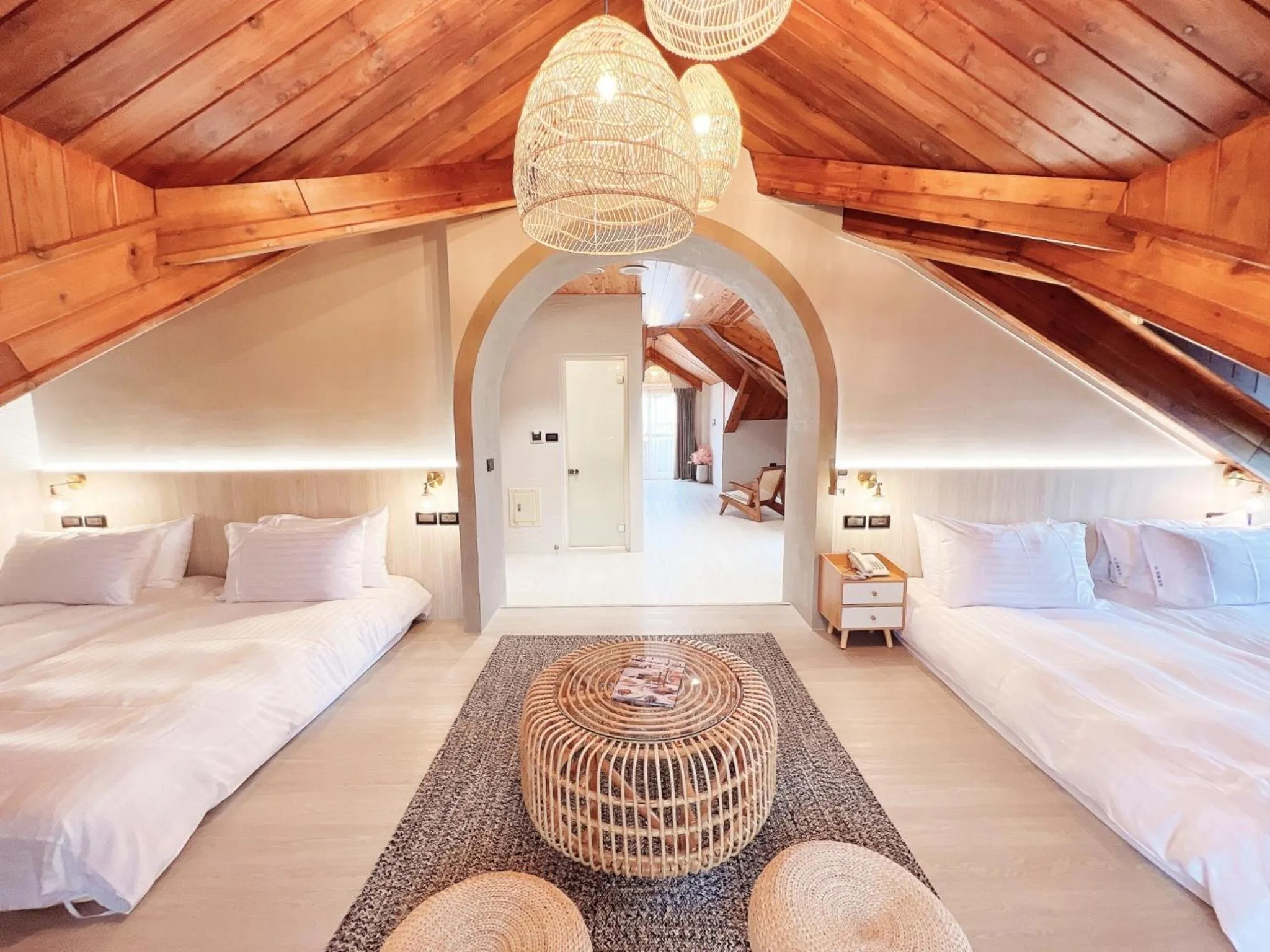 Bed in Cingjing Florence Resort Villa