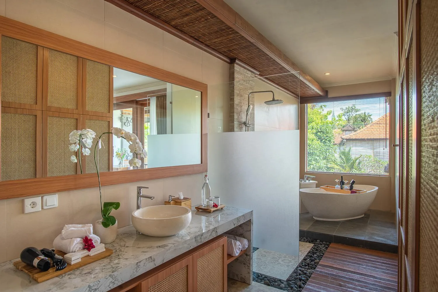 Bathroom in Budhi Ayu Villas and Cottages Ubud by Mahaputra