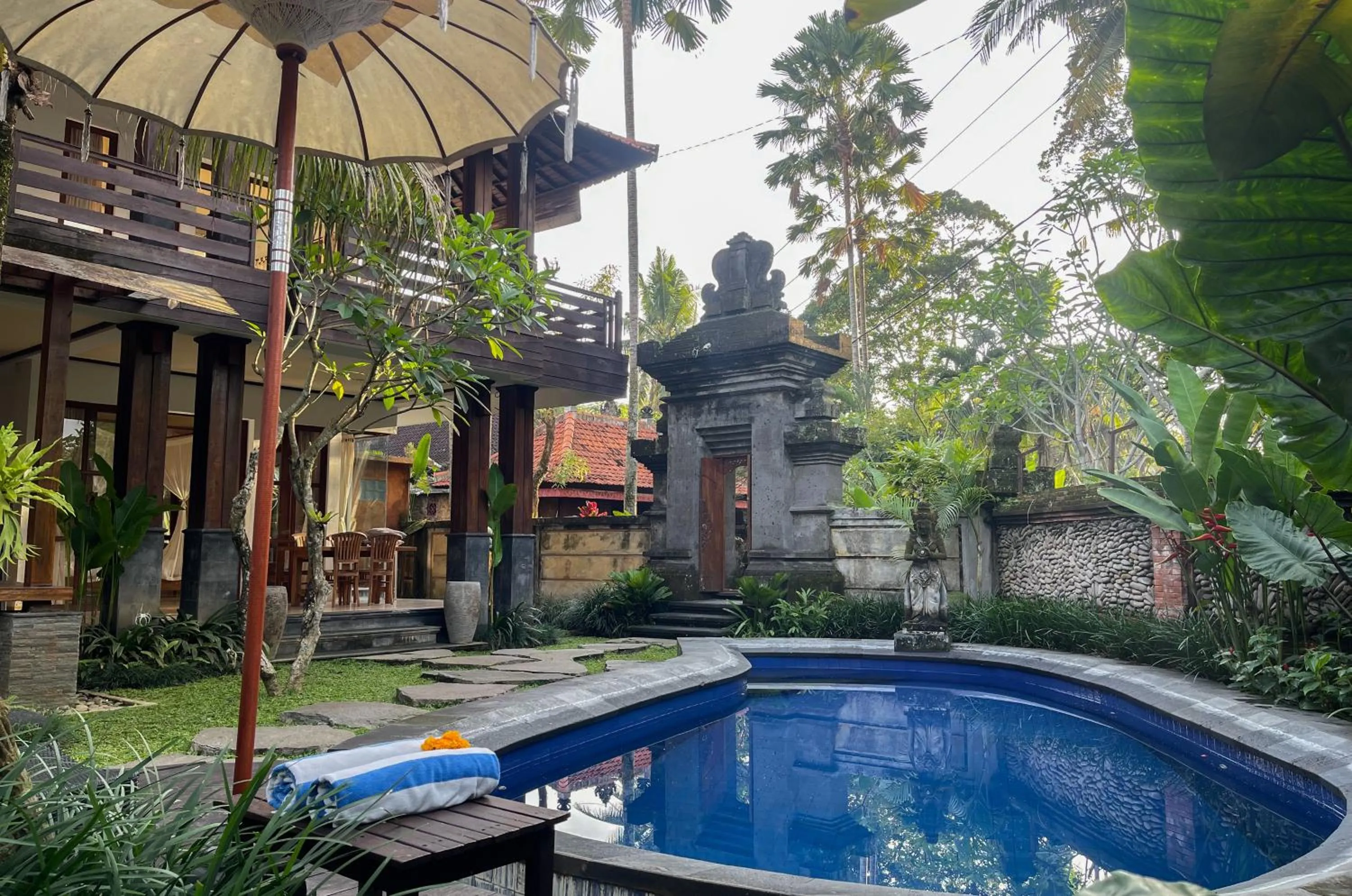 Swimming pool in Budhi Ayu Villas and Cottages Ubud by Mahaputra