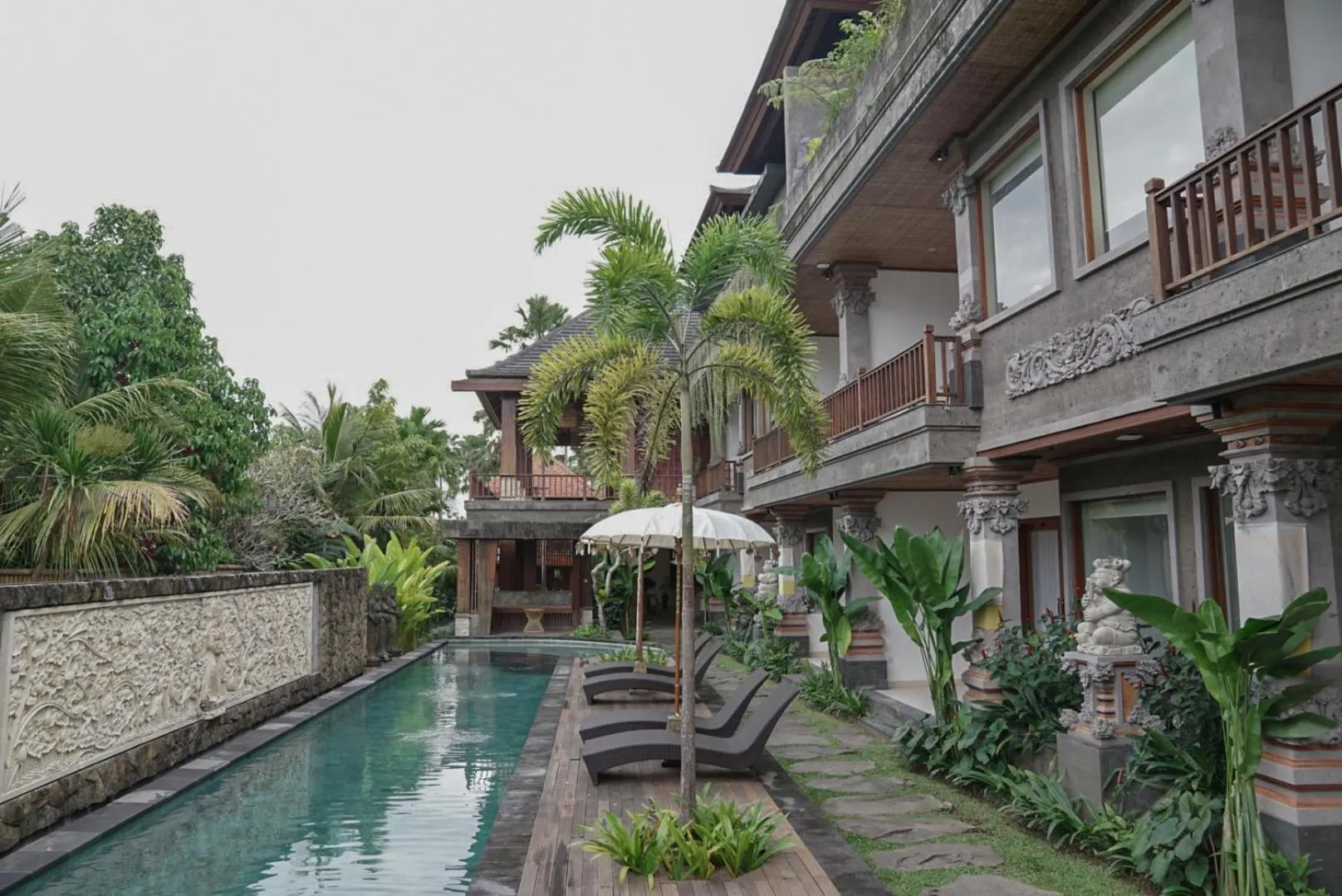 Swimming pool in Budhi Ayu Villas and Cottages Ubud by Mahaputra