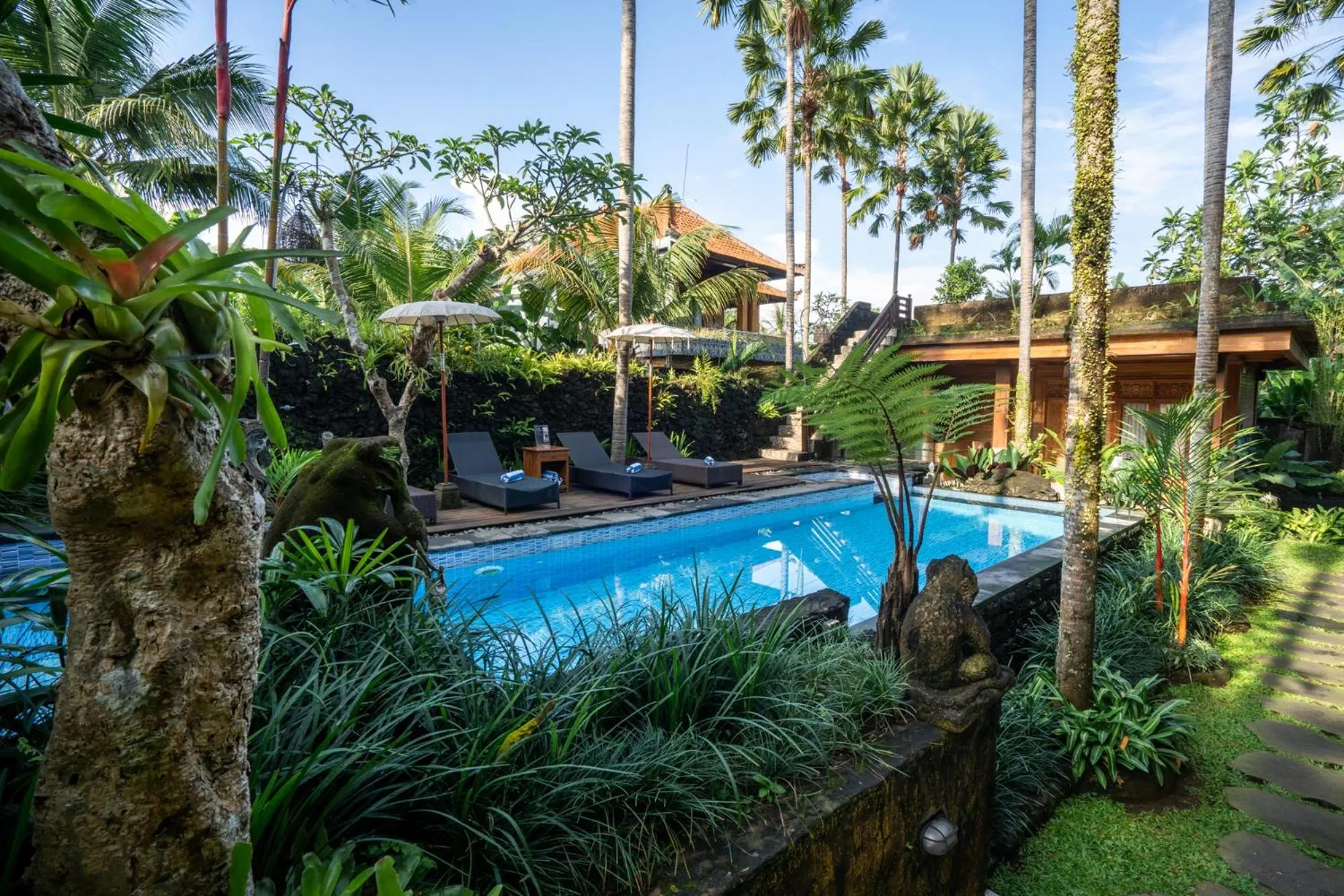 Swimming pool in Budhi Ayu Villas and Cottages Ubud by Mahaputra