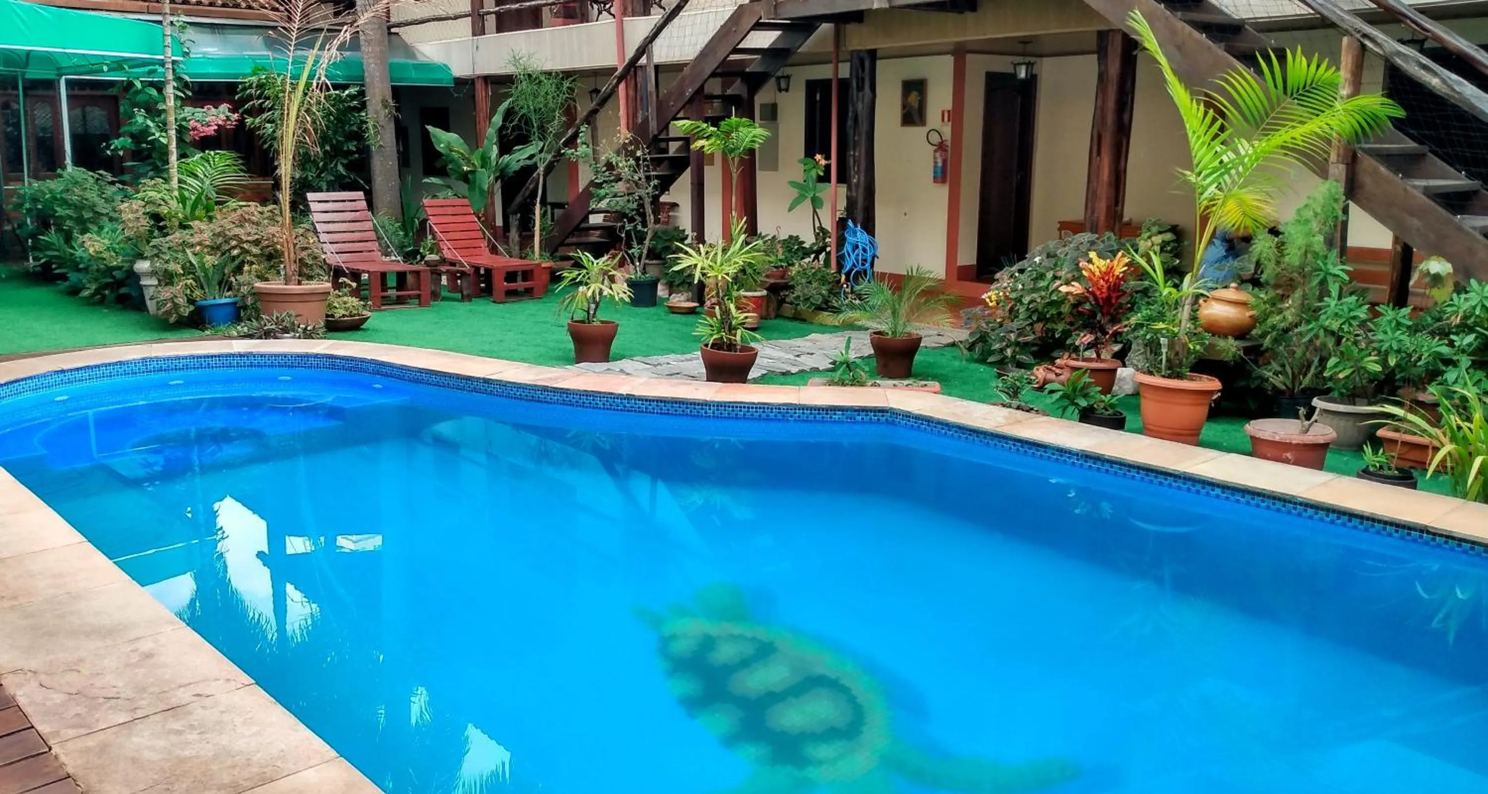 Garden in hotel le Massilia