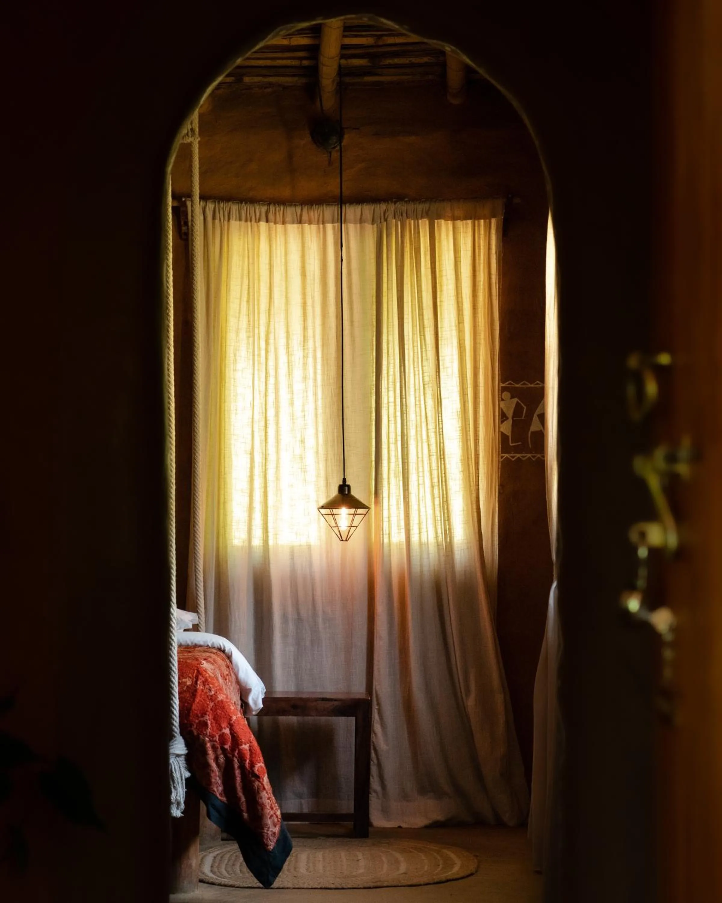 Decorative detail in The Mudhouse Marayoor