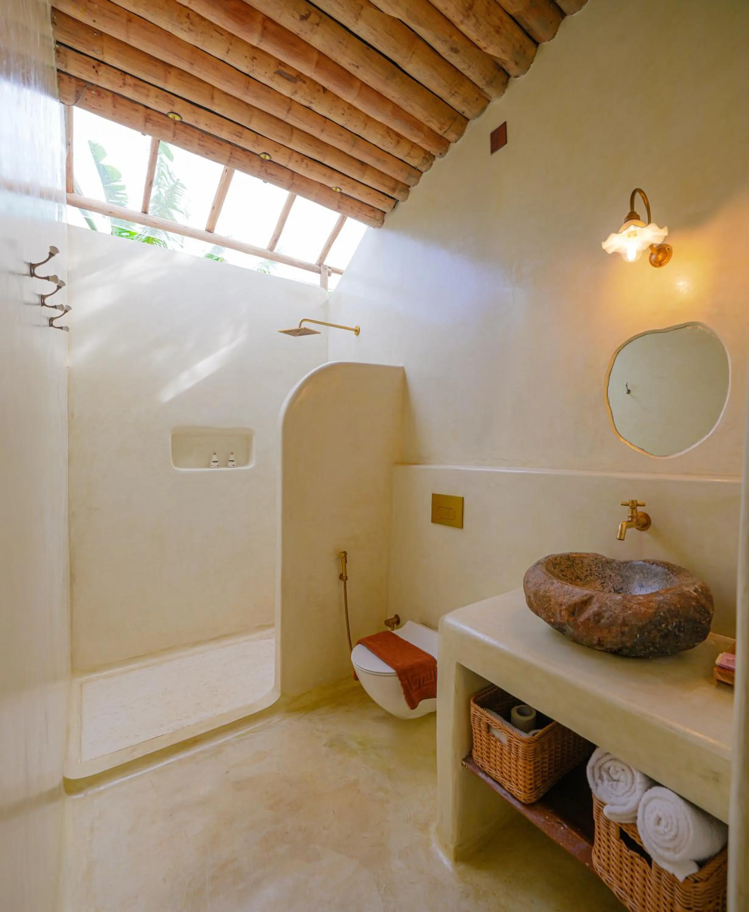 Bathroom in The Mudhouse Marayoor