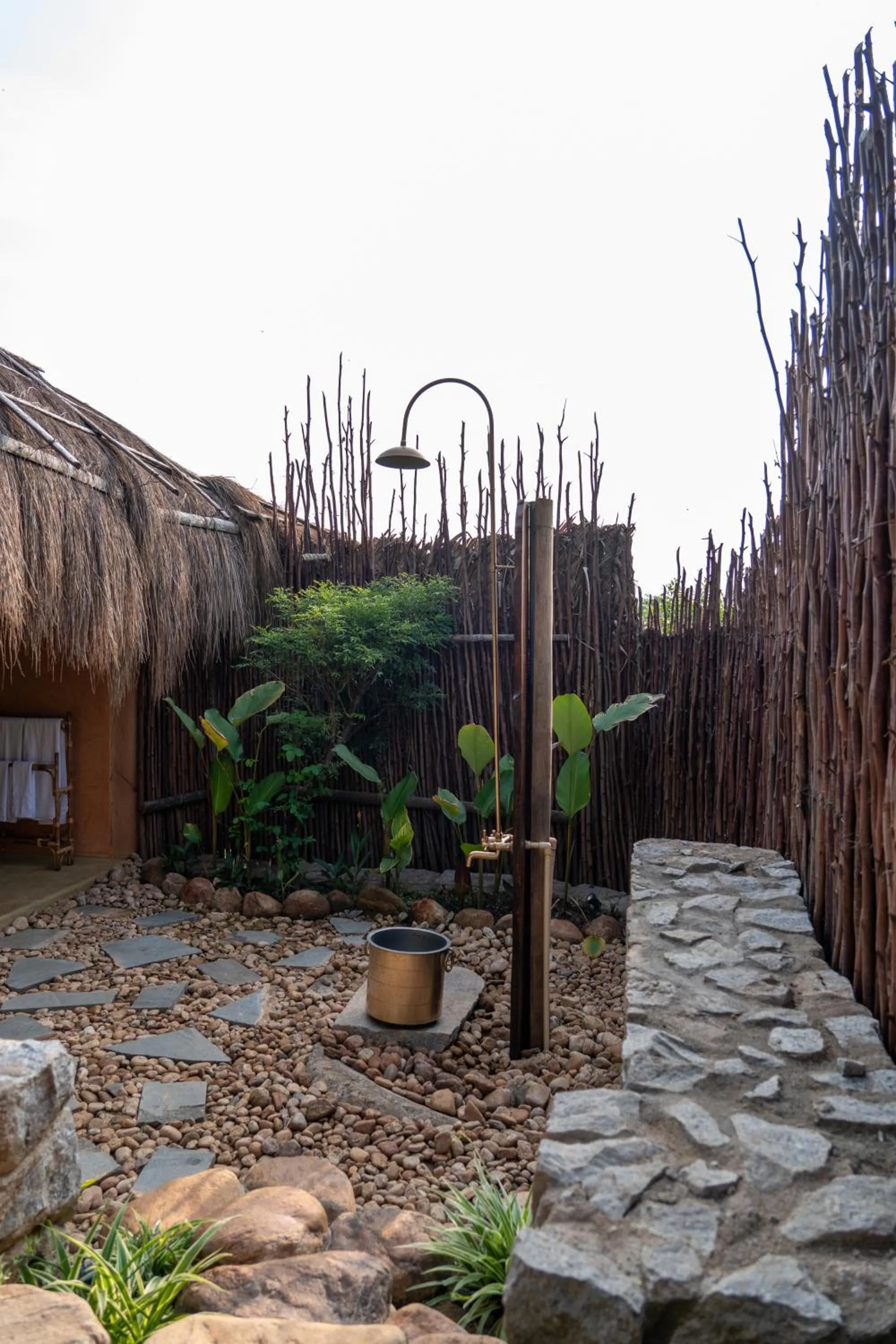 Shower in The Mudhouse Marayoor