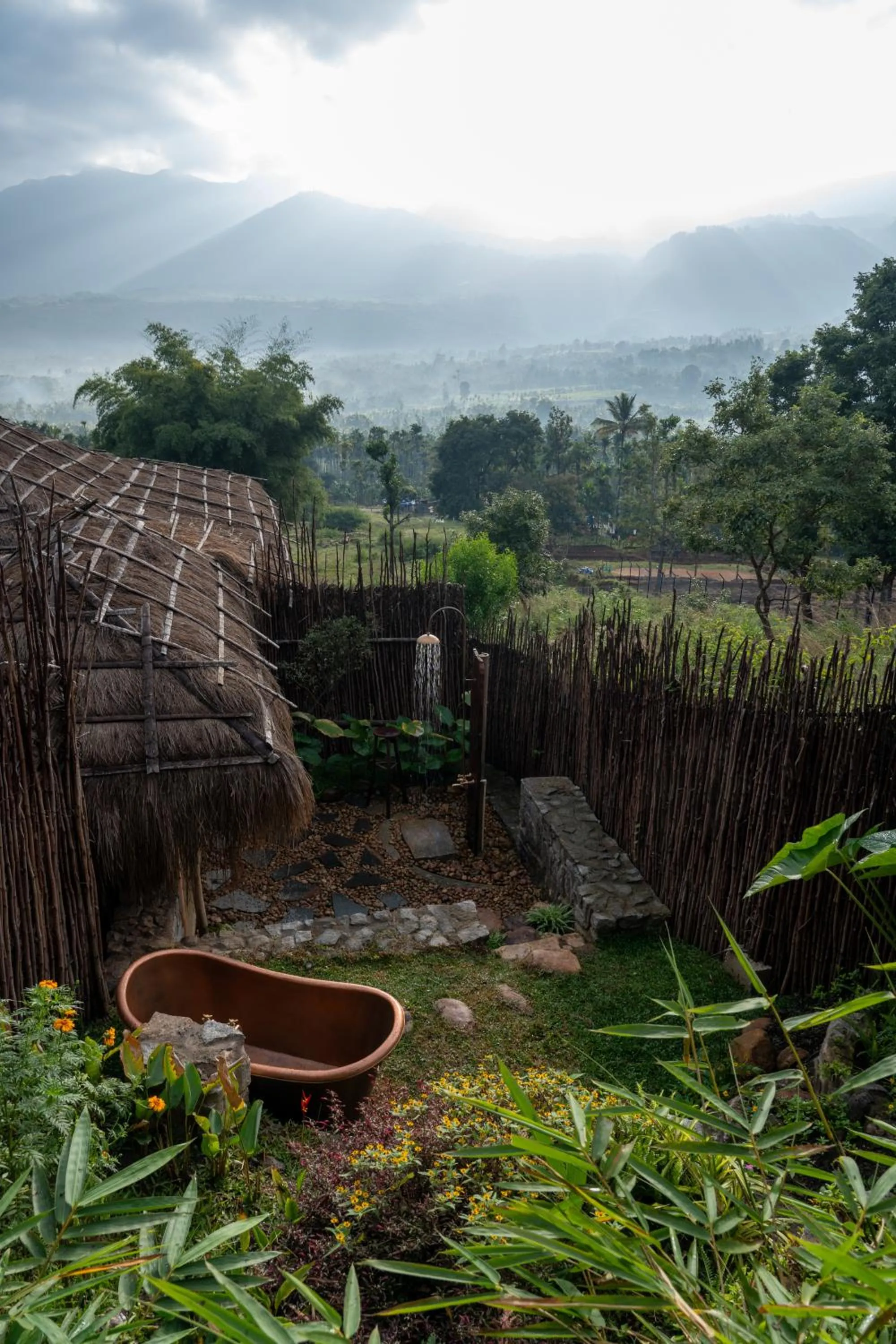 Bathroom in The Mudhouse Marayoor