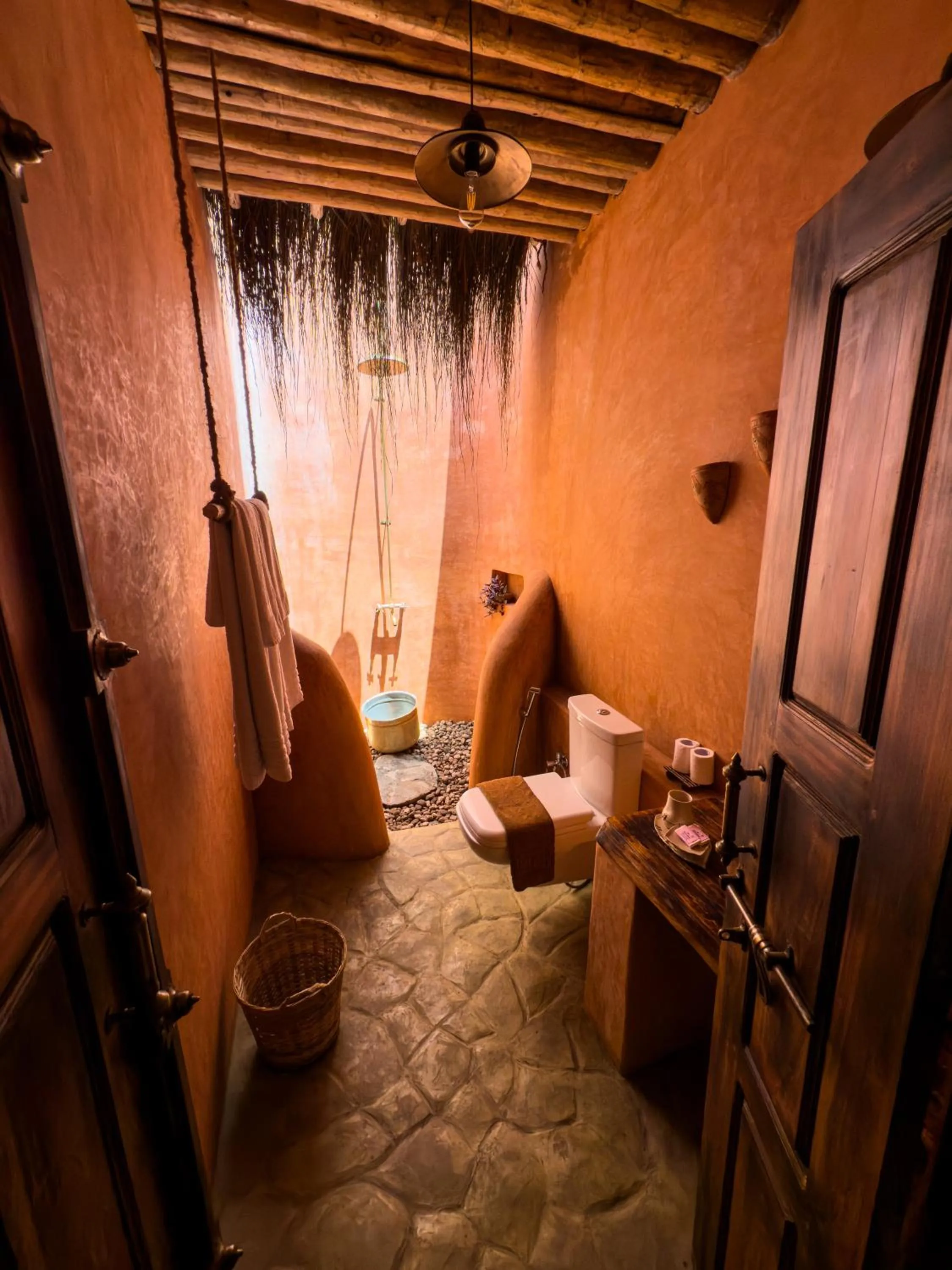 Bathroom in The Mudhouse Marayoor