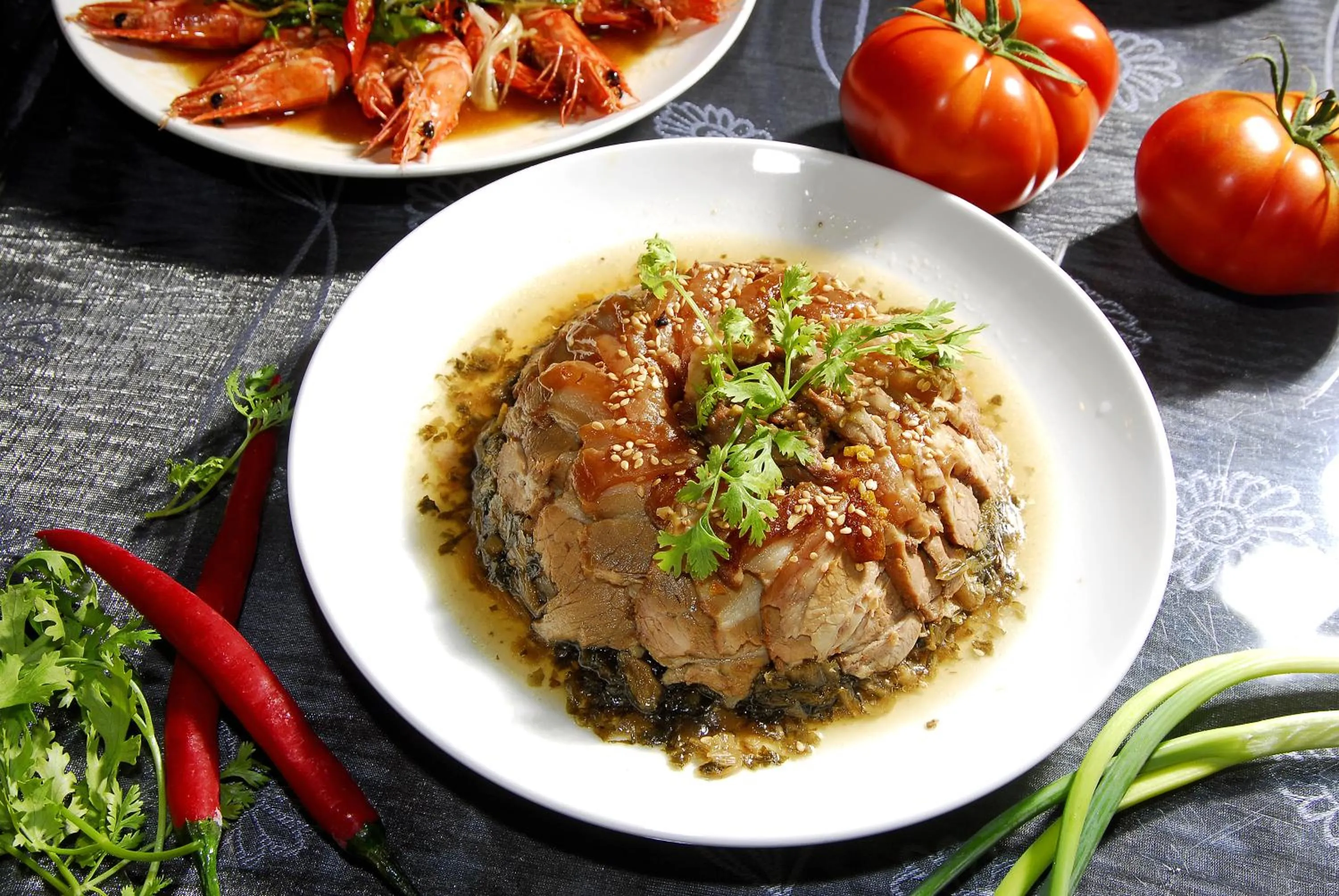 Food close-up in Yun Wu B&B