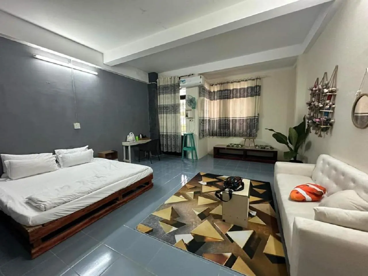 Photo of the whole room, Bed in Bụi Hostel - Ferry to Rạch Giá