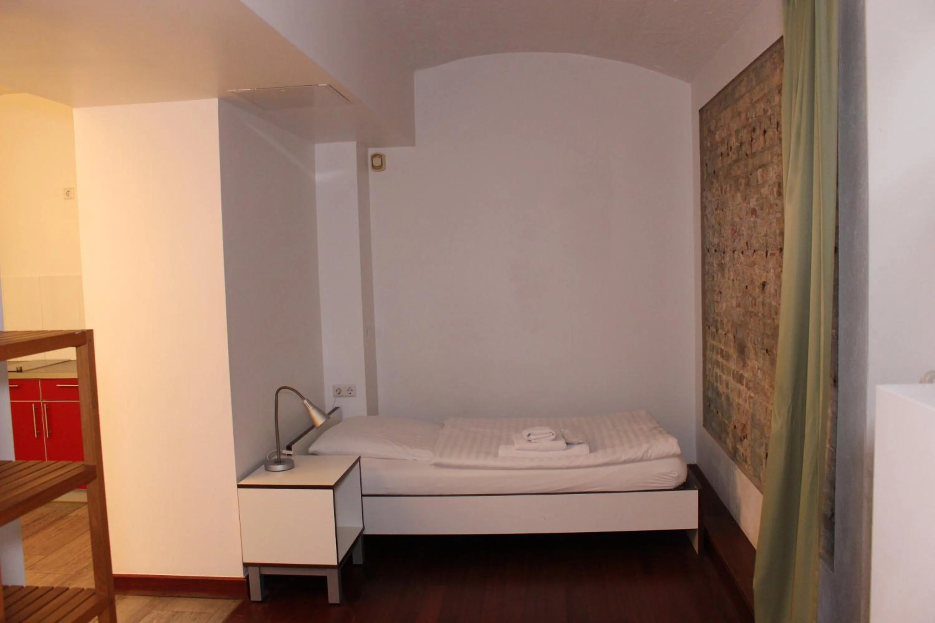 Bed in GLS Studio Hotel Berlin