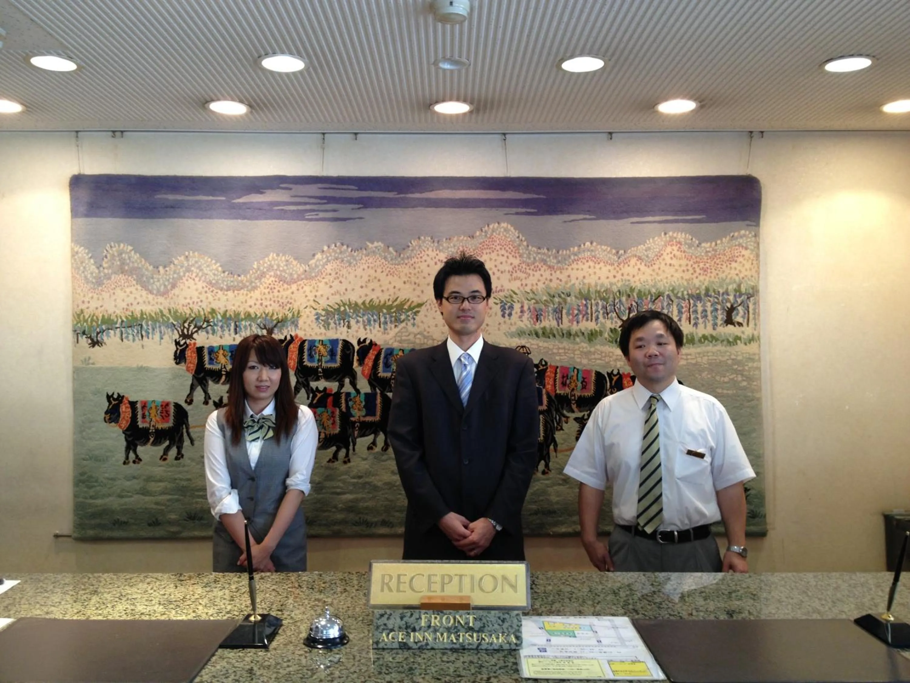 Staff in Ace Inn Matsusaka