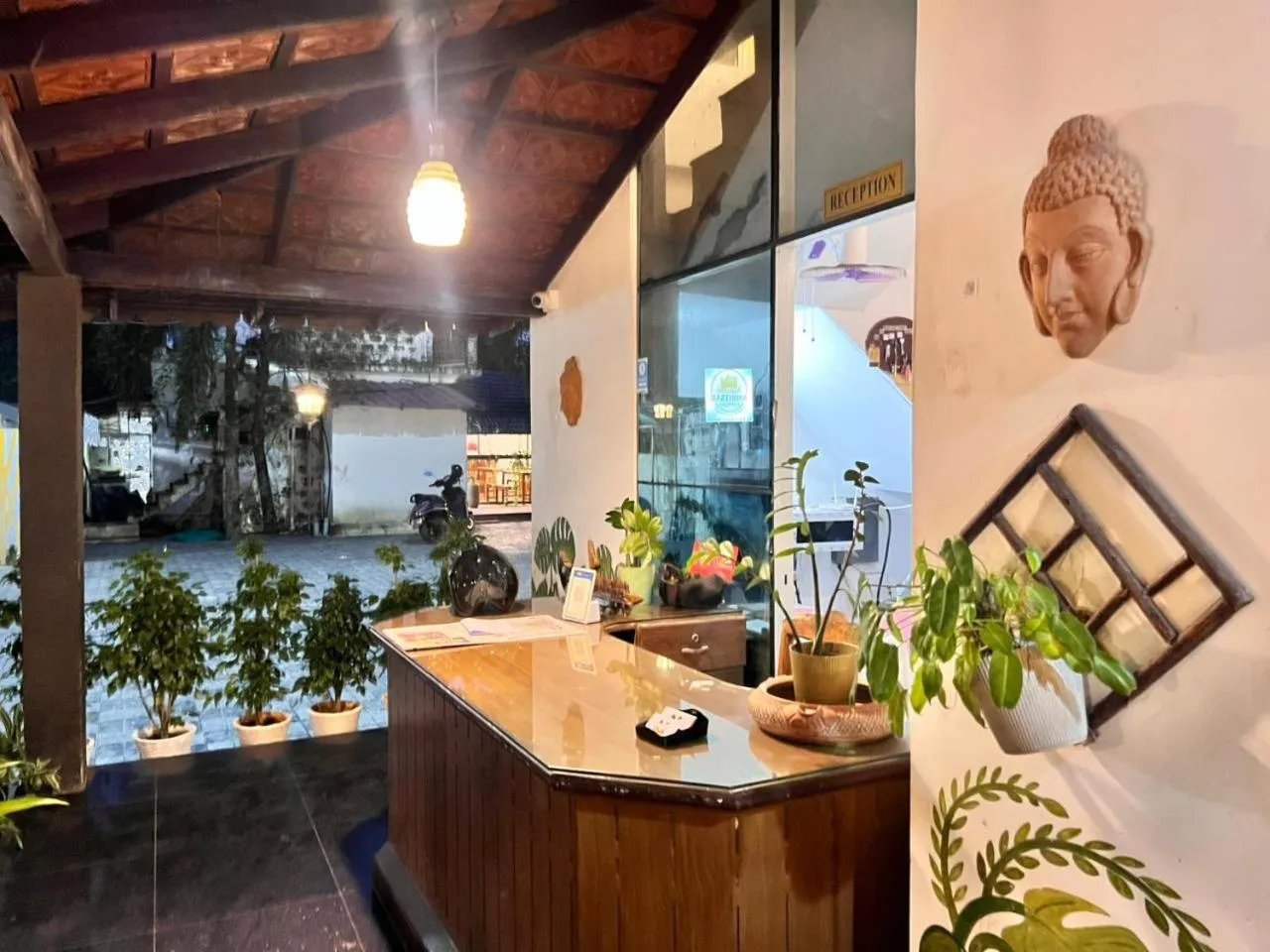 Lobby or reception in Palm Beach Resort, Alleppey