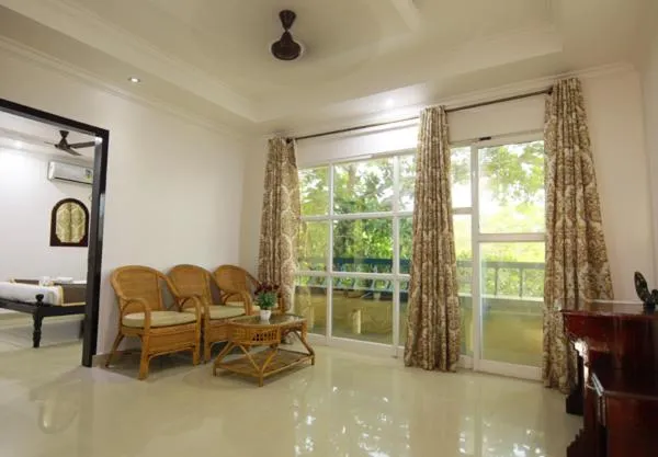 Living room in Palm Beach Resort, Alleppey
