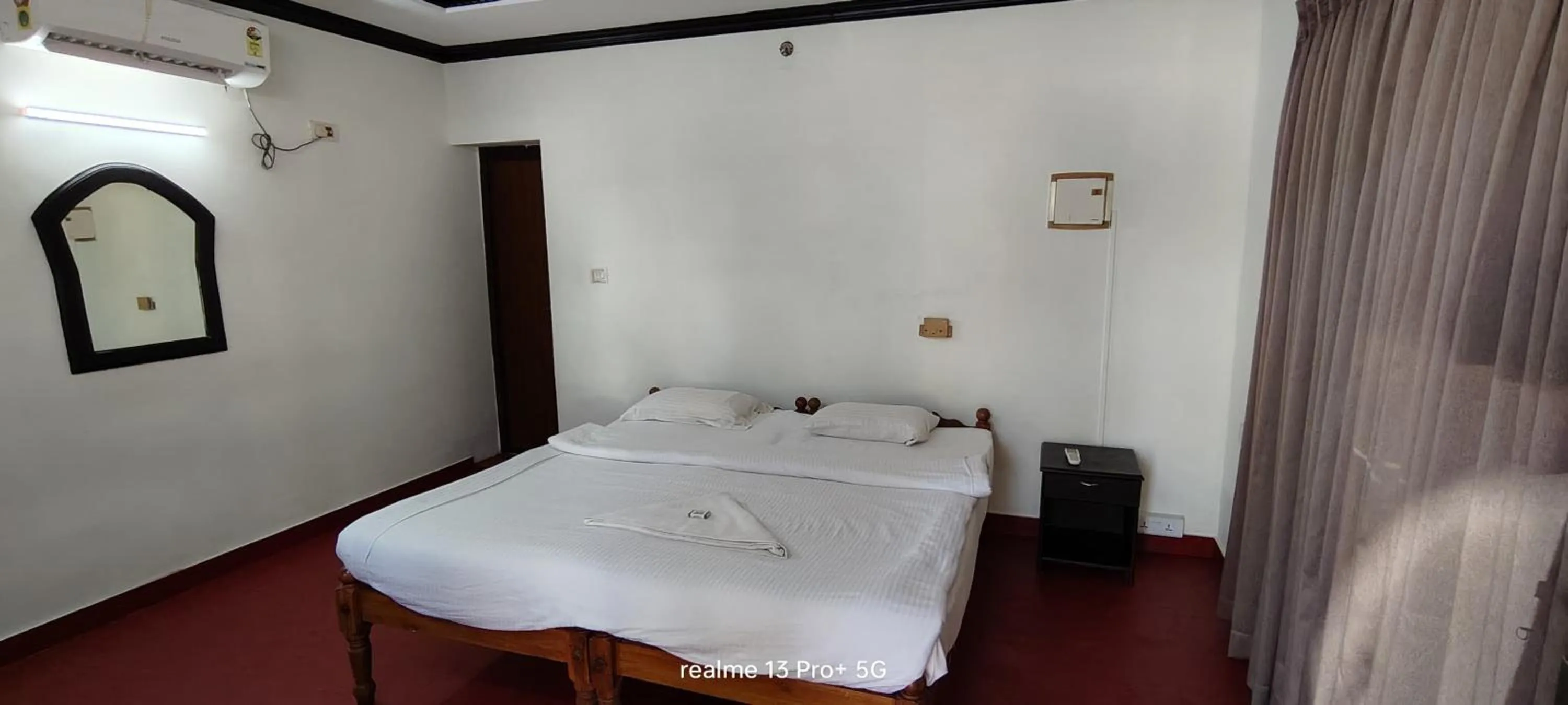 Bed in Palm Beach Resort, Alleppey