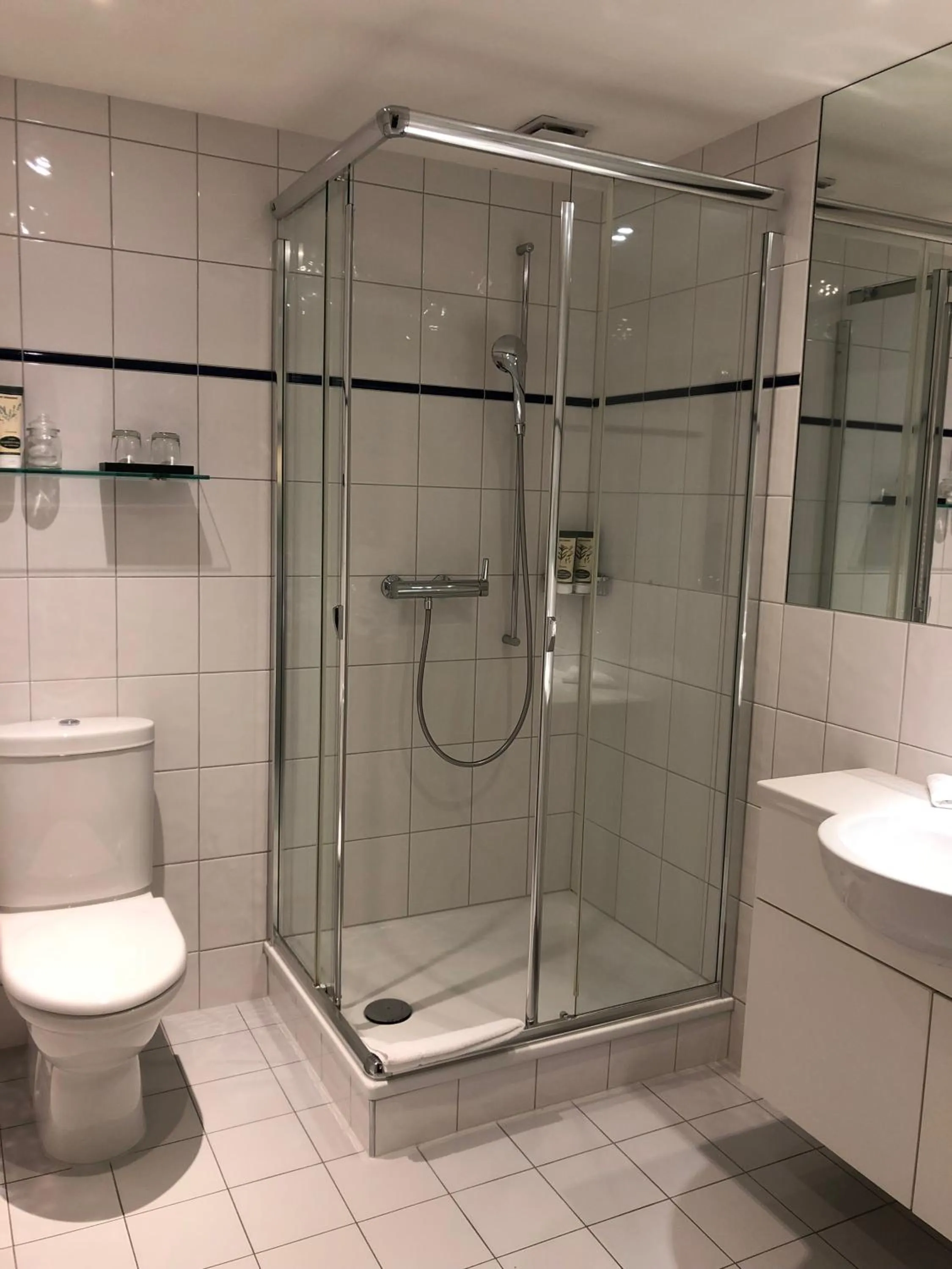Shower in Hotel Schloss Hünigen