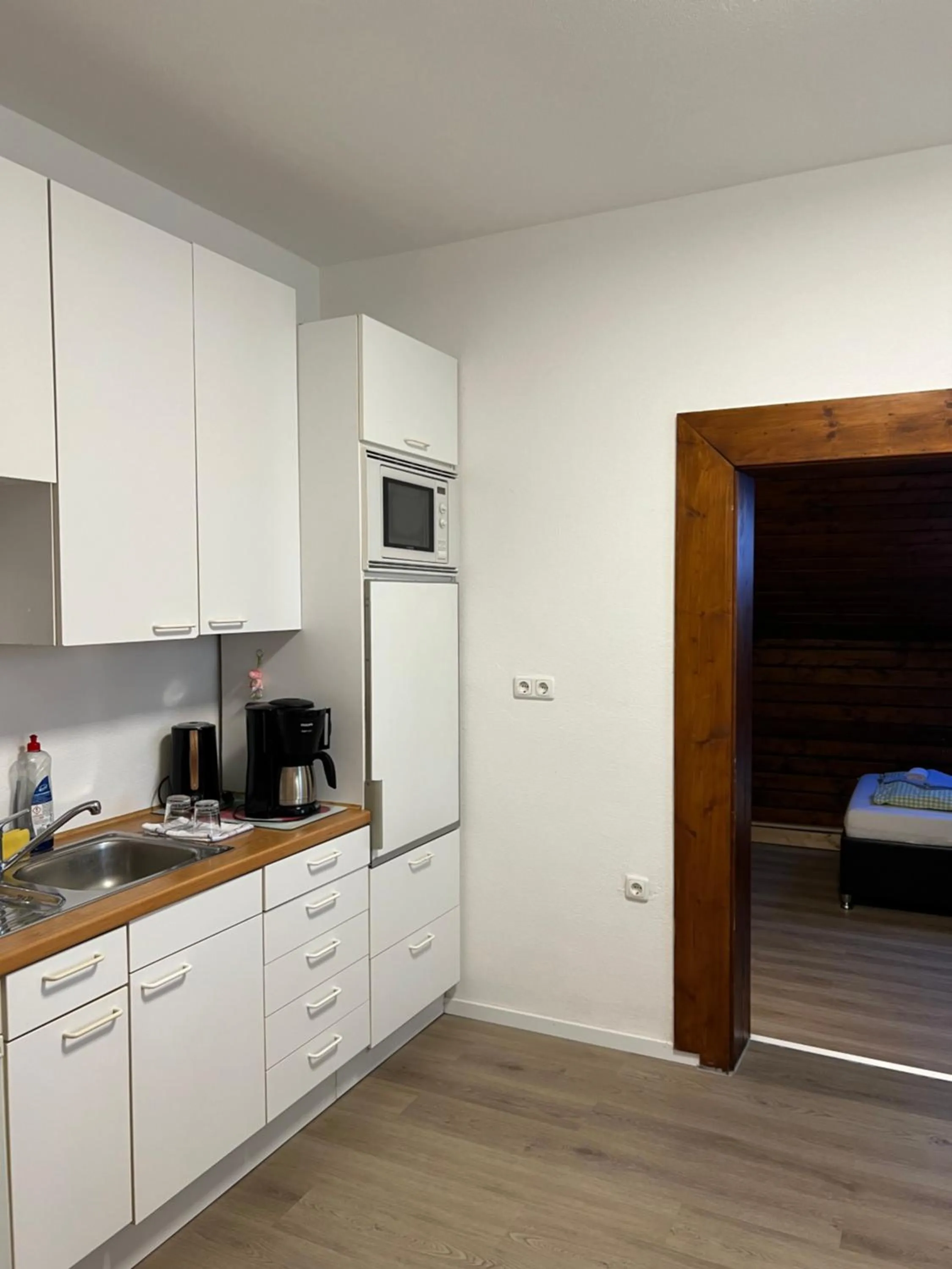 Kitchen or kitchenette in Gasthof Löwen