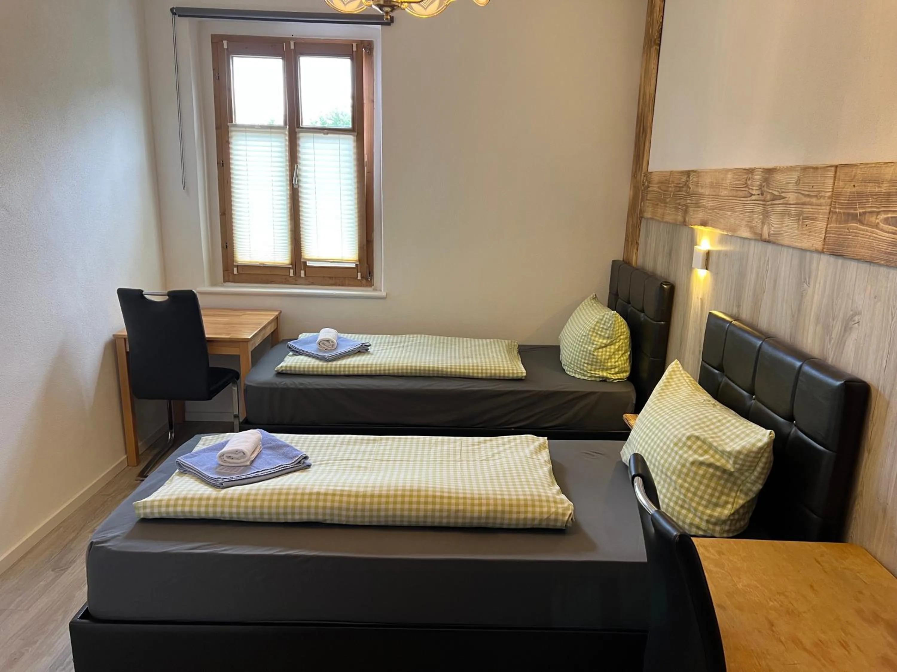 Photo of the whole room, Bed in Gasthof Löwen