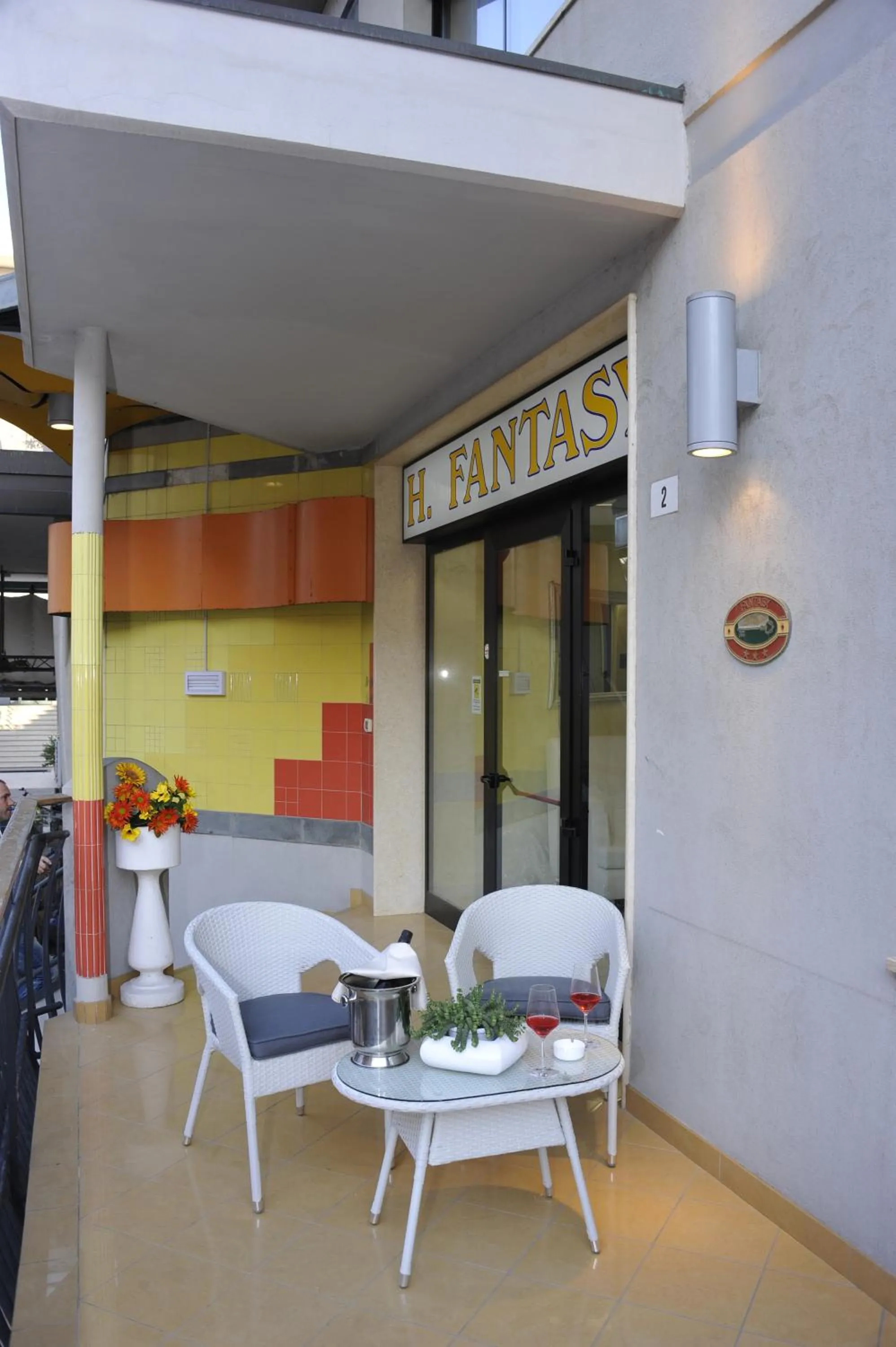 Facade/entrance in Hotel Fantasy