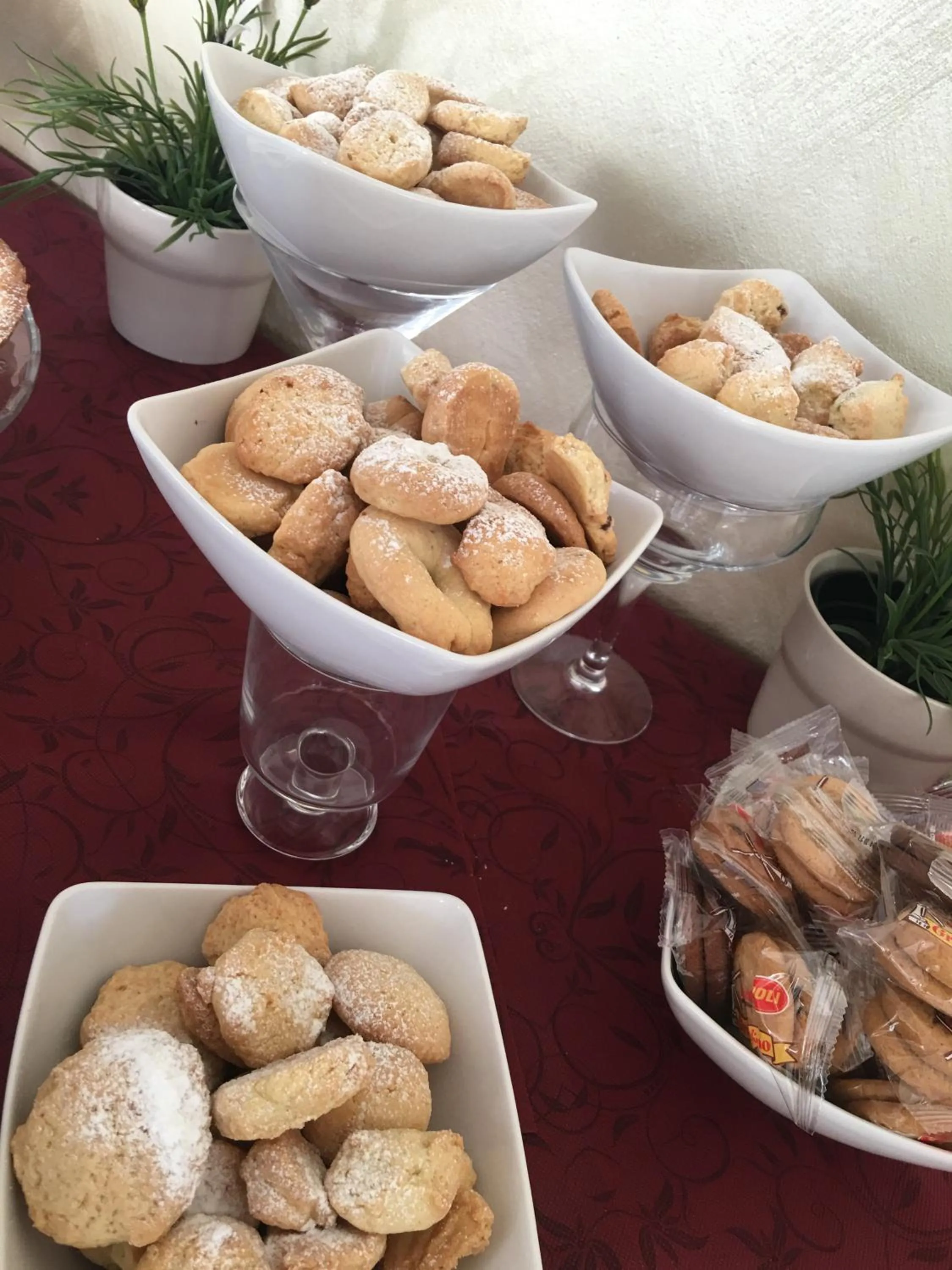 Italian breakfast in Hotel Fantasy