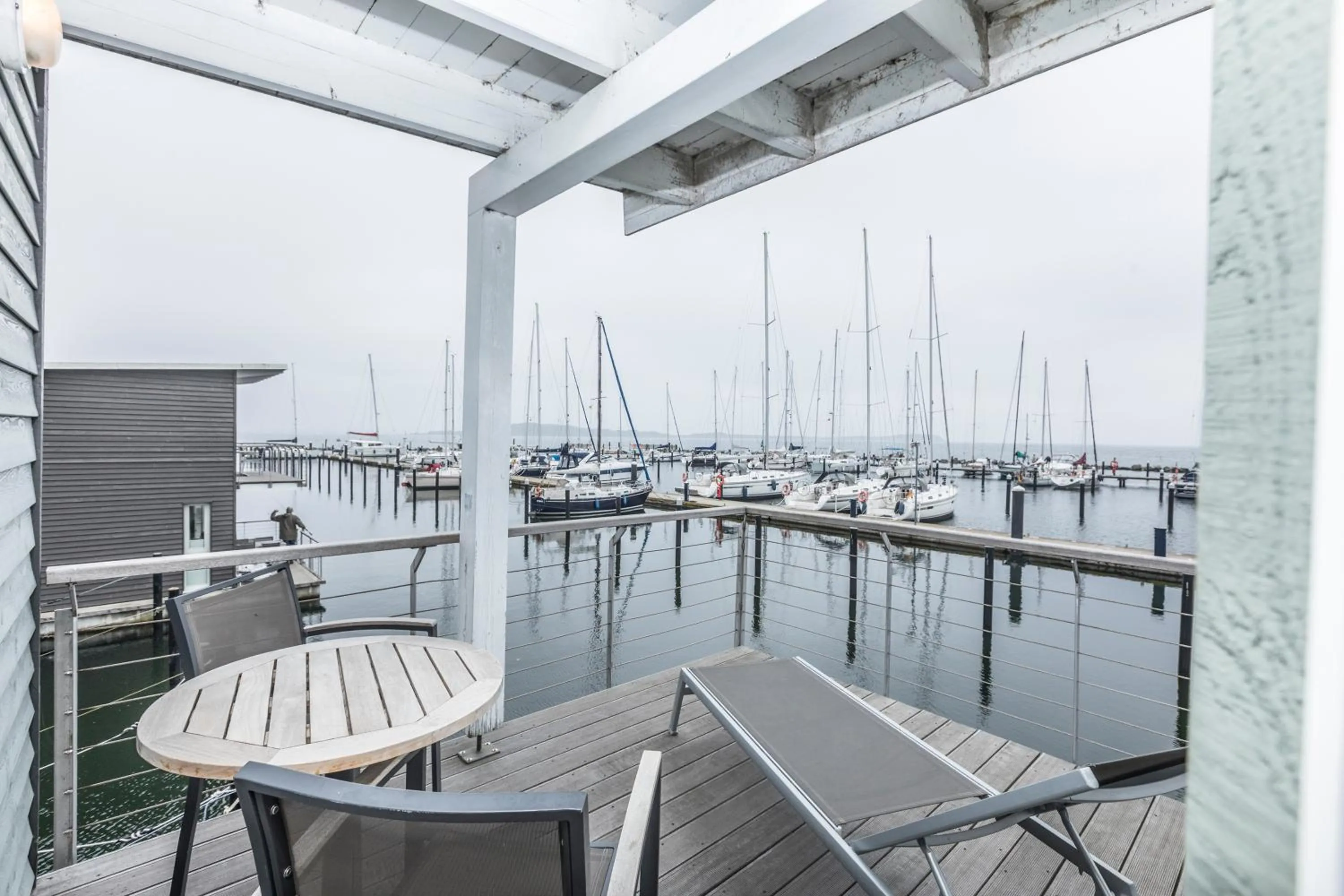 Balcony/Terrace in Im-Jaich Wasserferienwelt