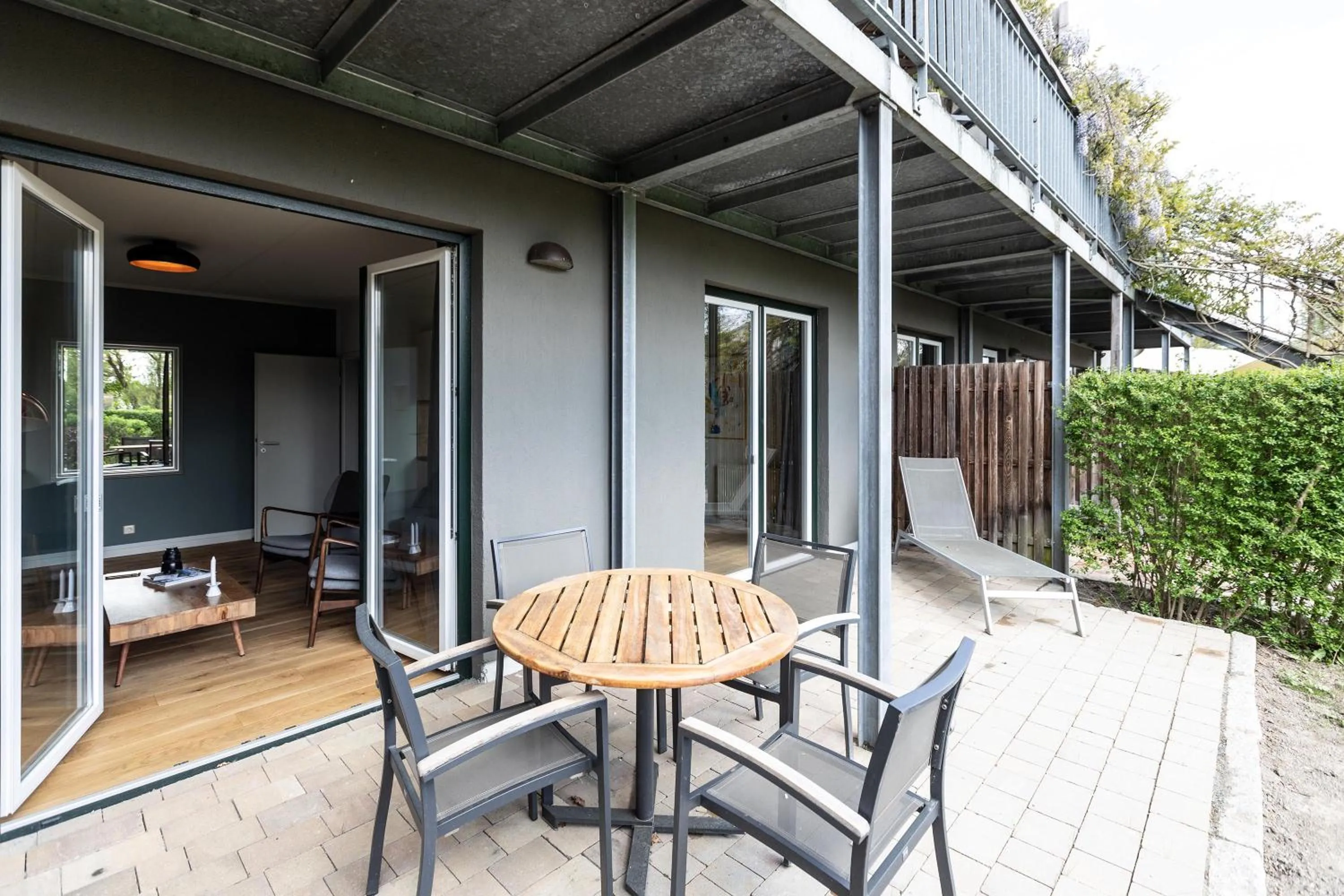 Balcony/Terrace in Im-Jaich Wasserferienwelt