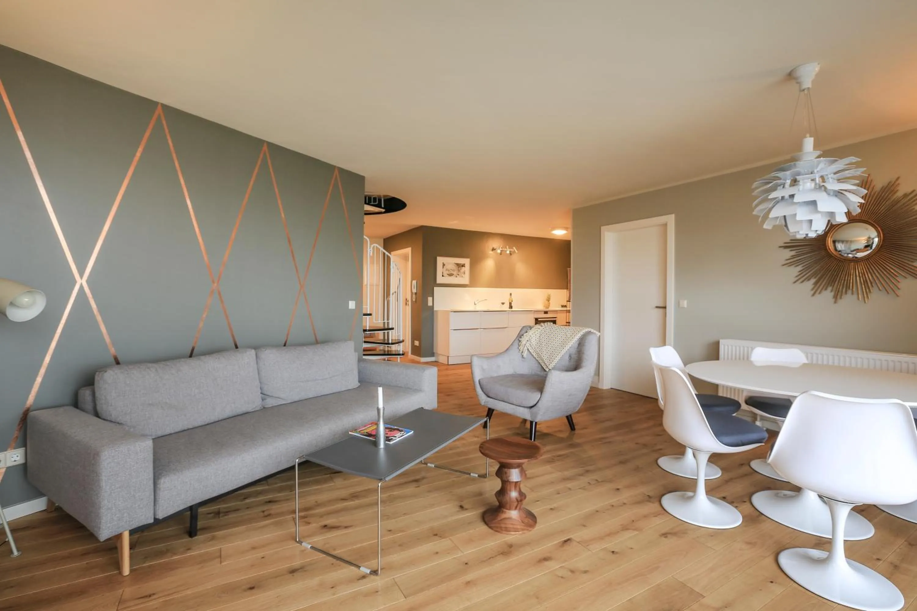 Living room in Im-Jaich Wasserferienwelt