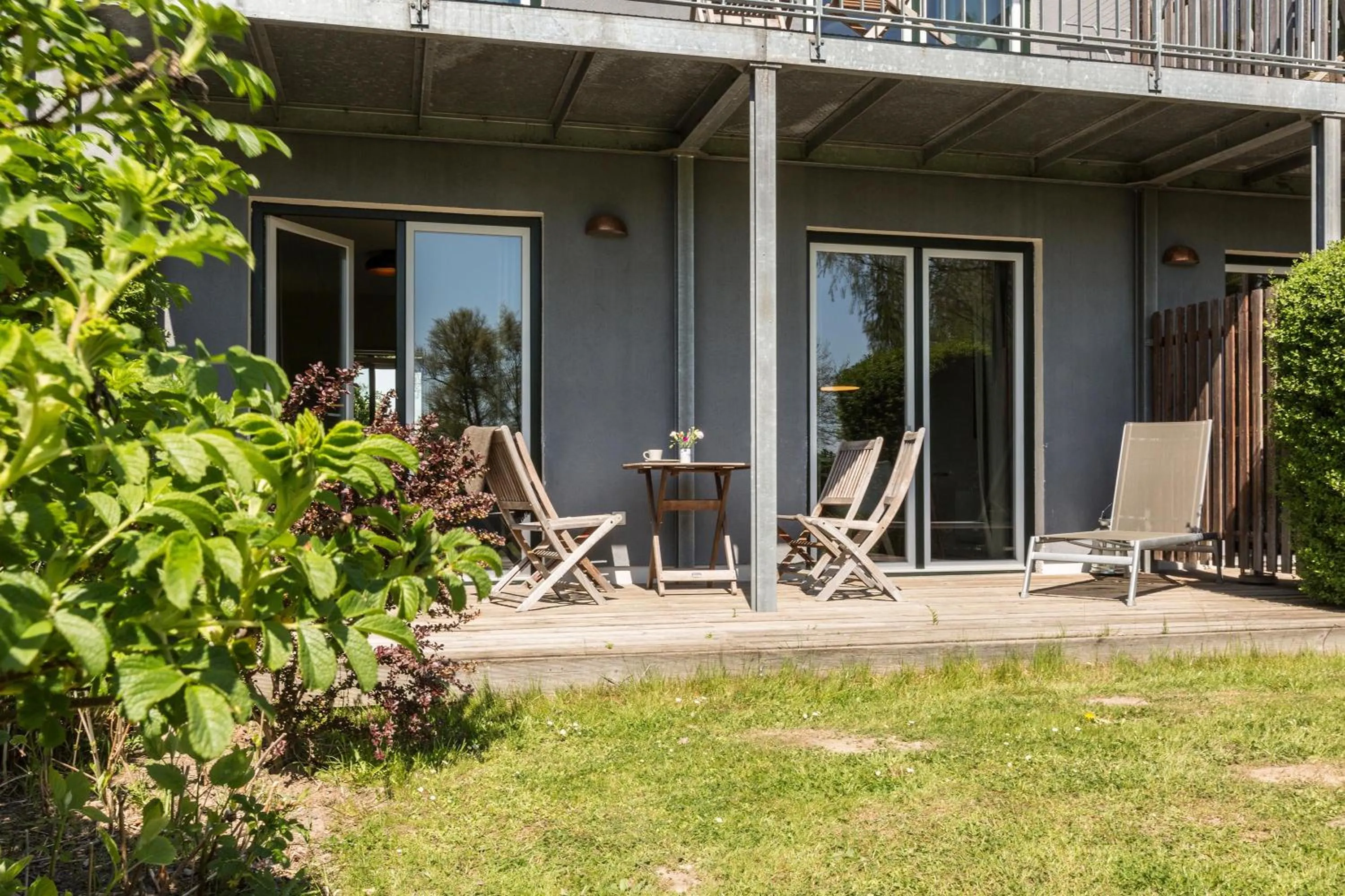 Balcony/Terrace in Im-Jaich Wasserferienwelt