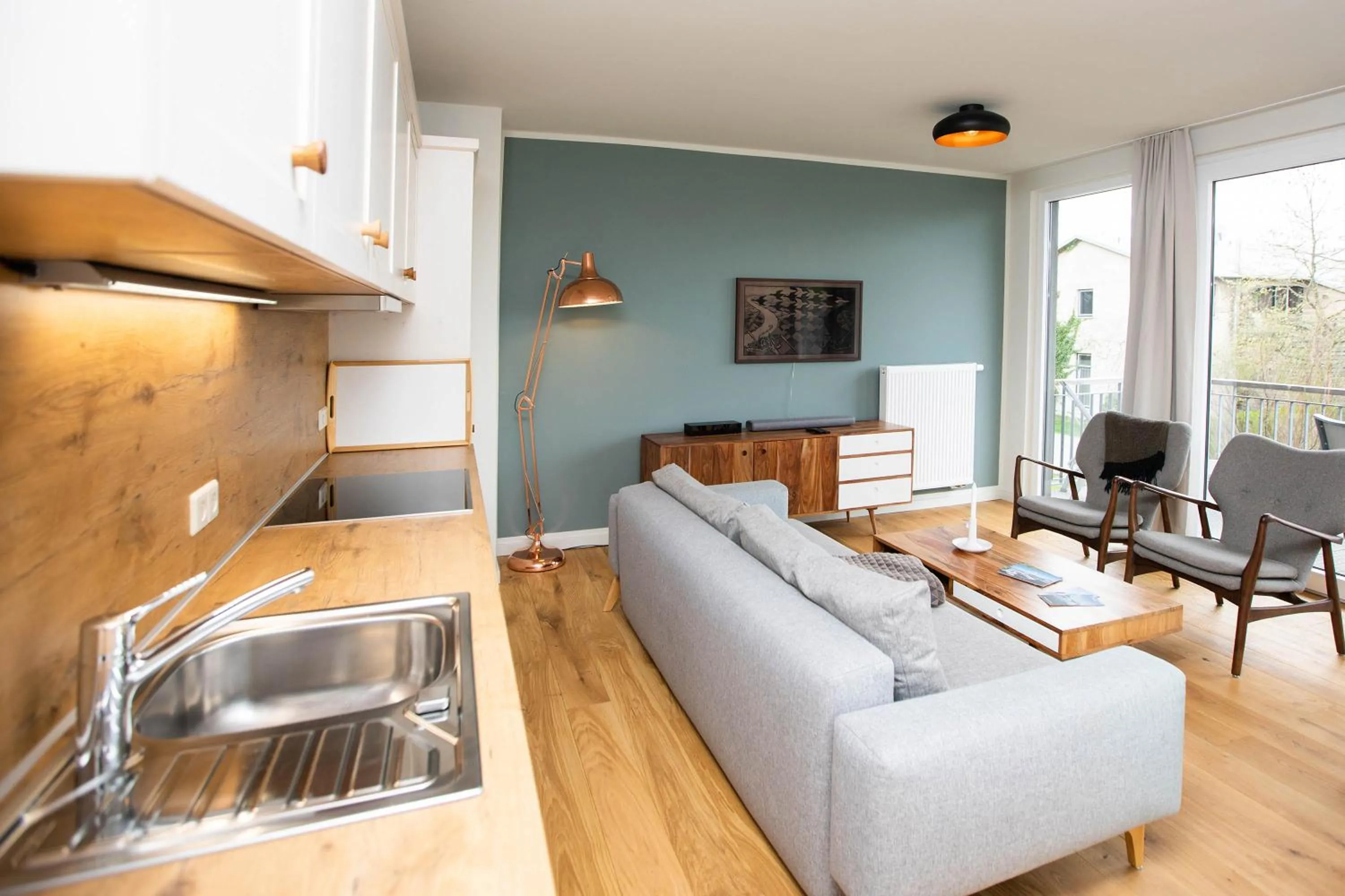 Living room in Im-Jaich Wasserferienwelt