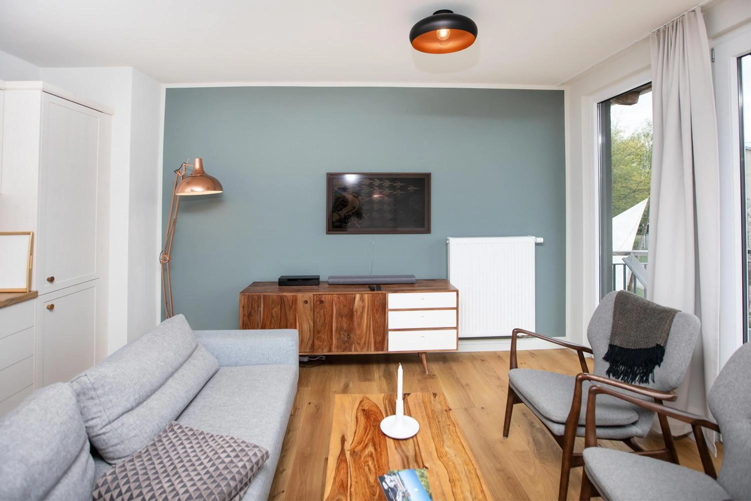 Living room in Im-Jaich Wasserferienwelt