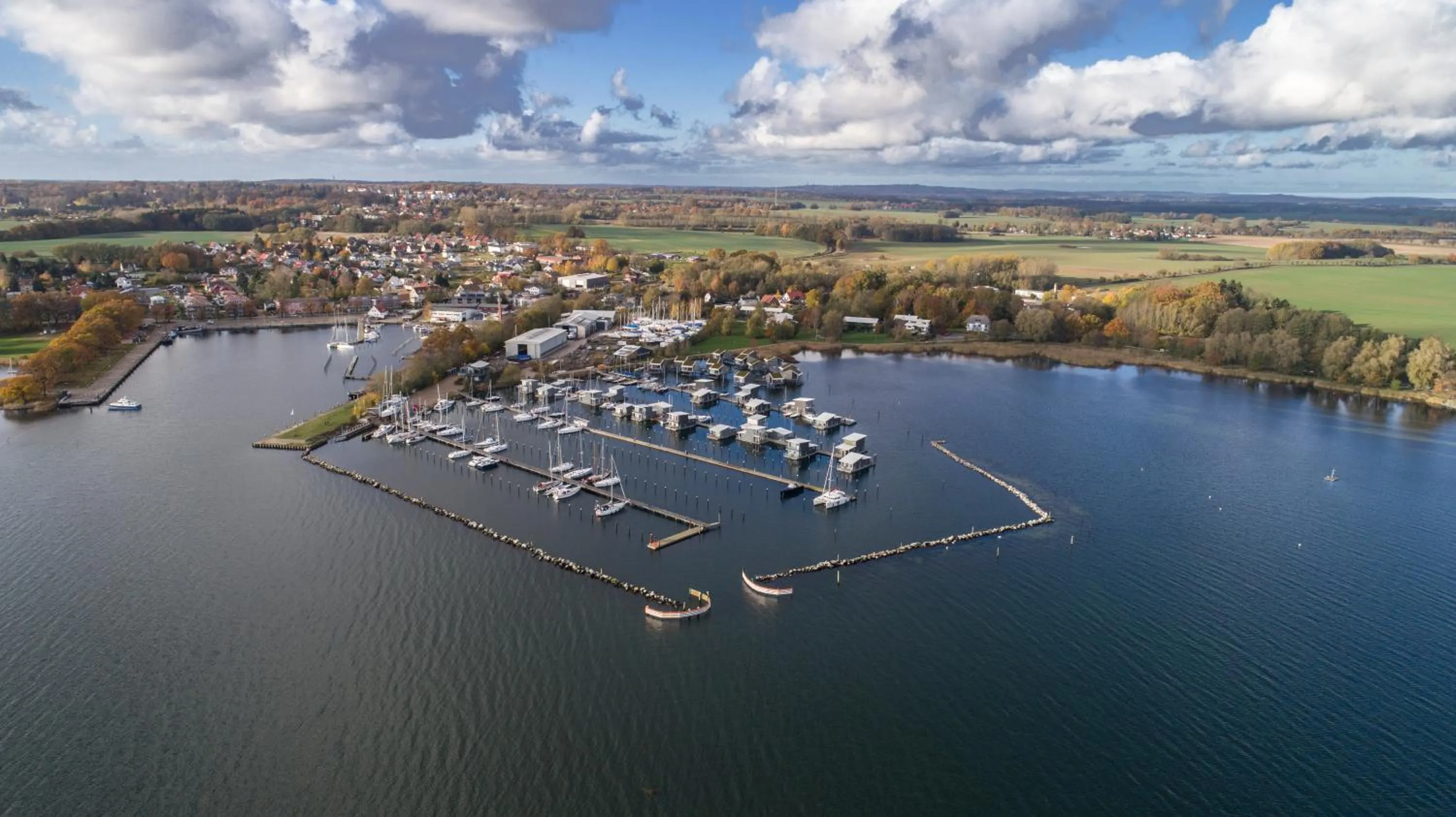 Bird's eye view in Im-Jaich Wasserferienwelt