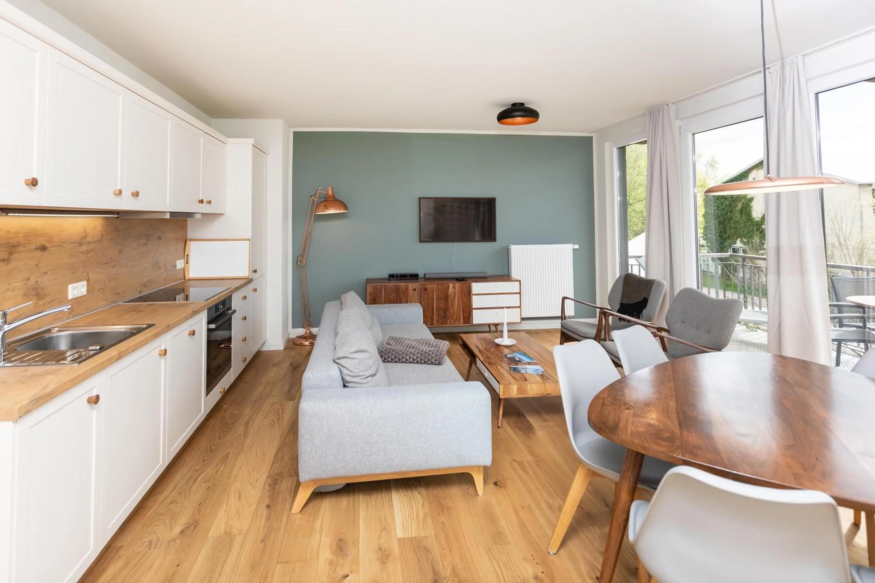 Living room in Im-Jaich Wasserferienwelt