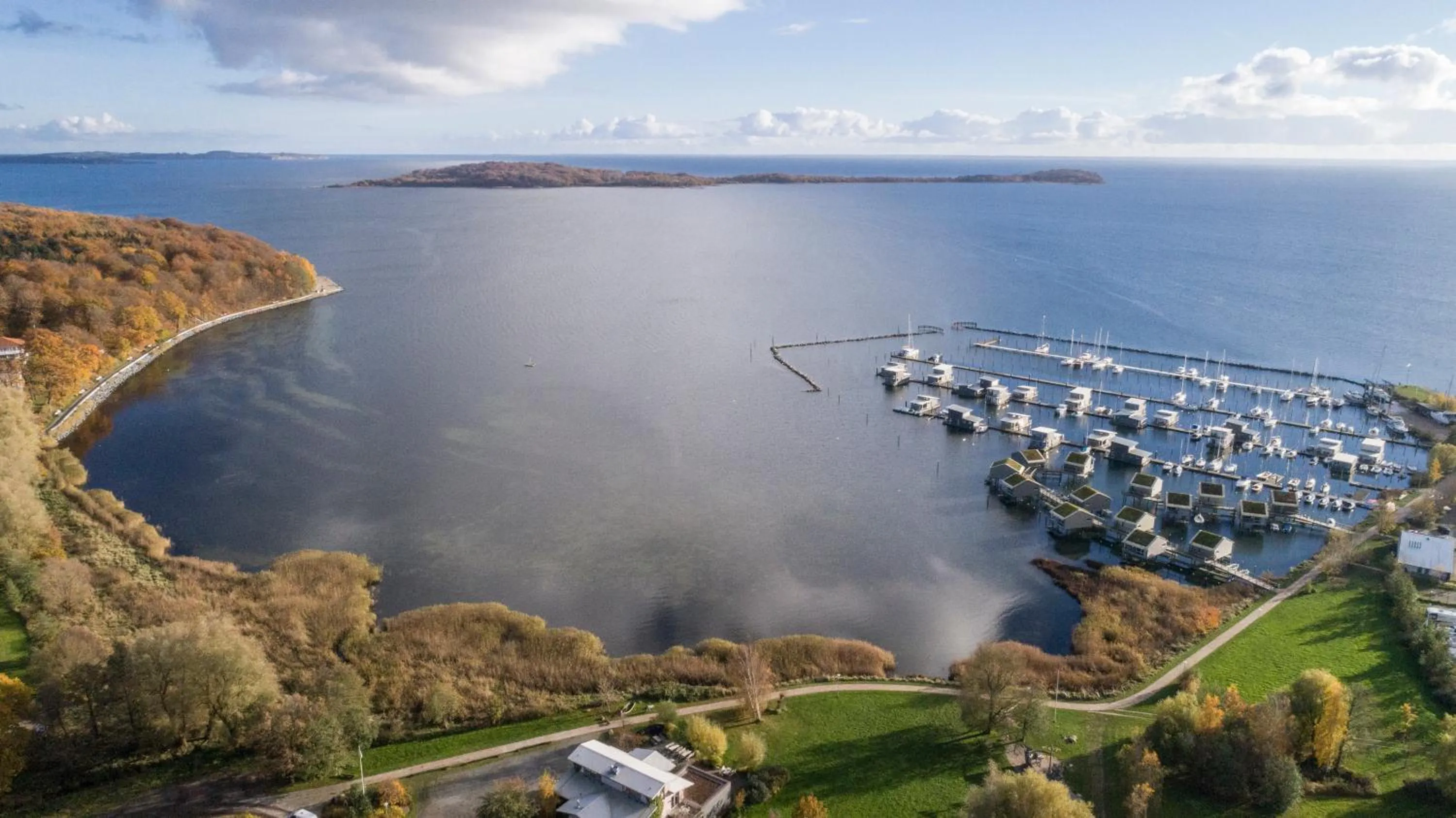 Bird's eye view in Im-Jaich Wasserferienwelt