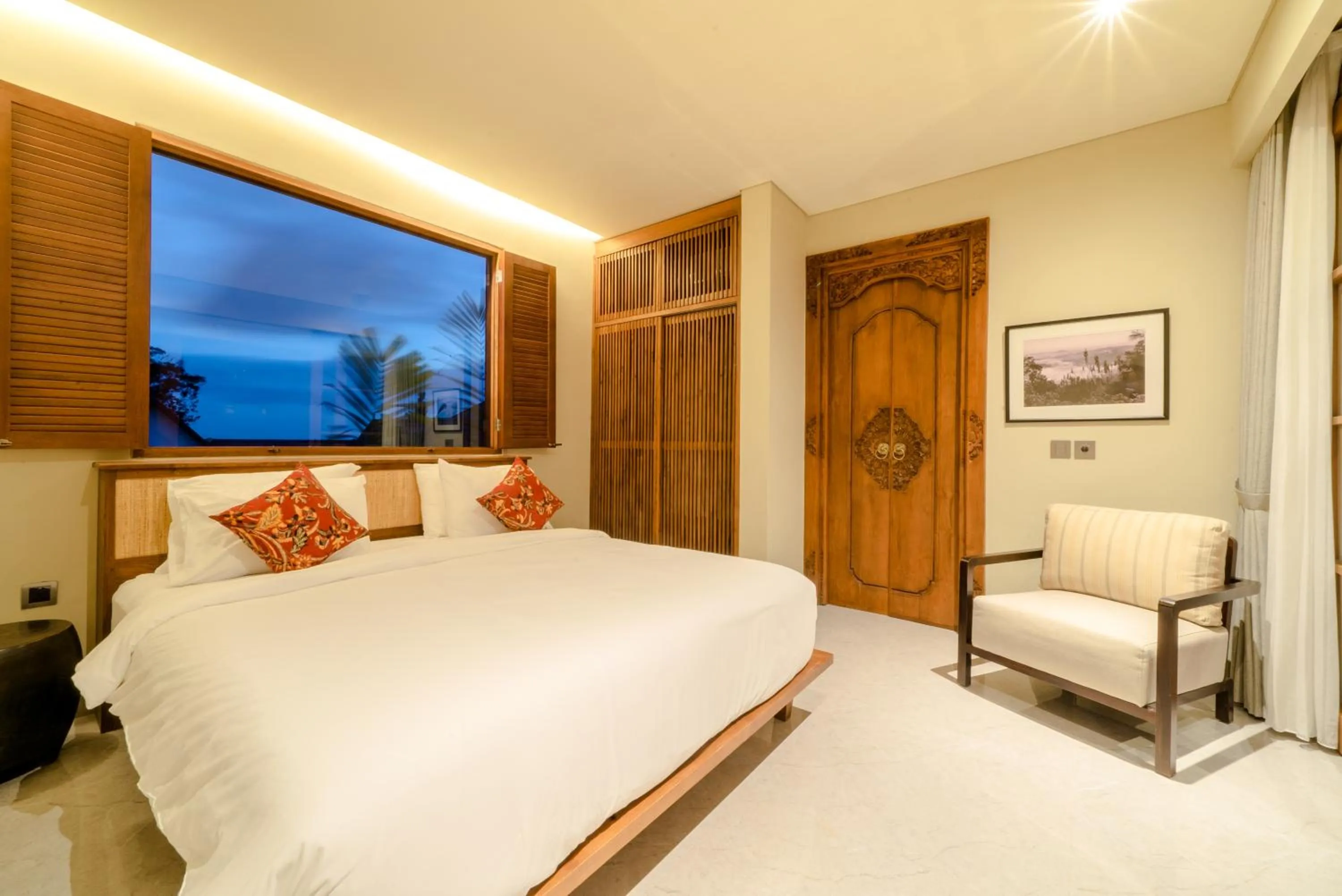 Bedroom, Bed in Villa Uma Berawa