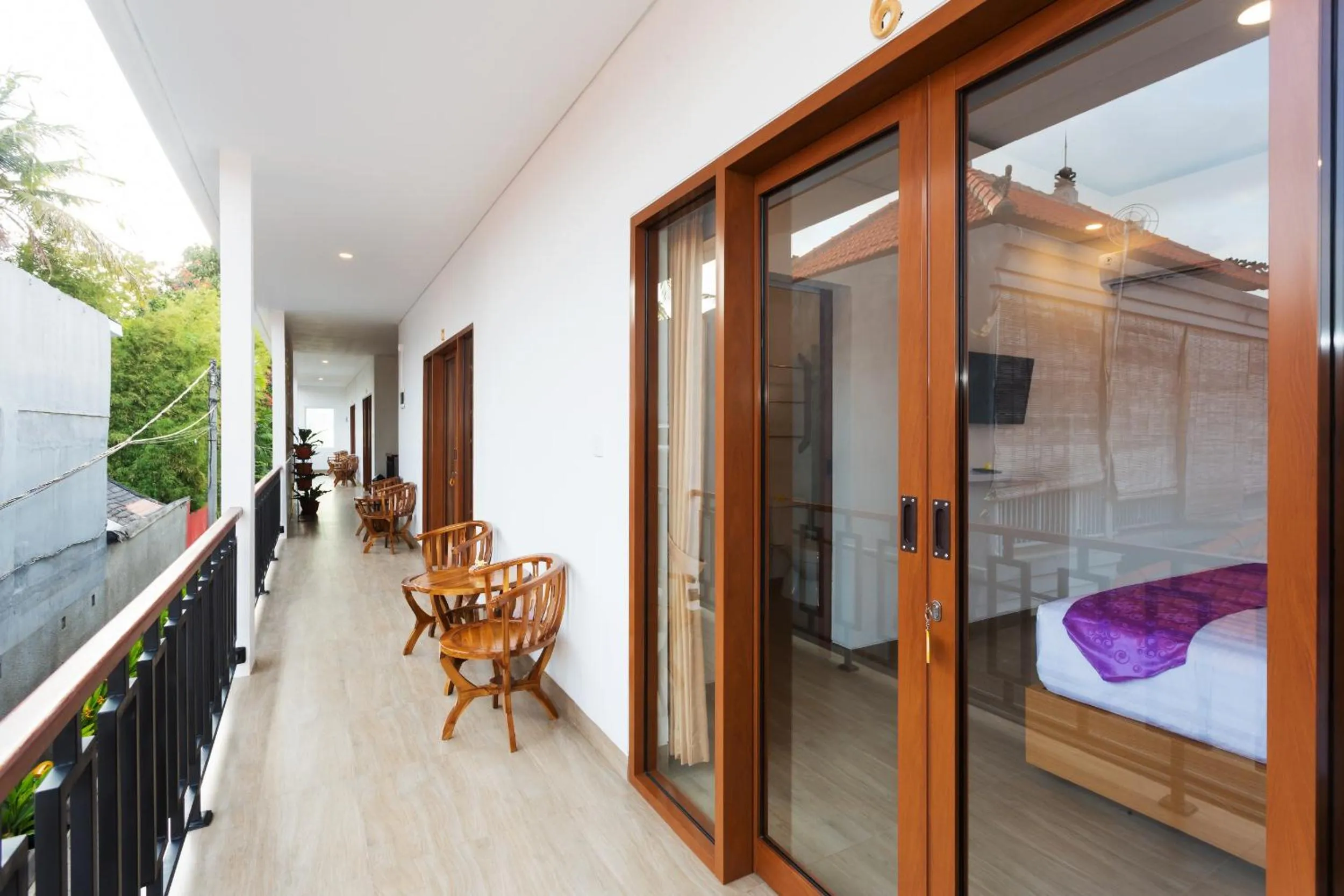 Balcony/Terrace, Bed in Pondok Bobo Seminyak