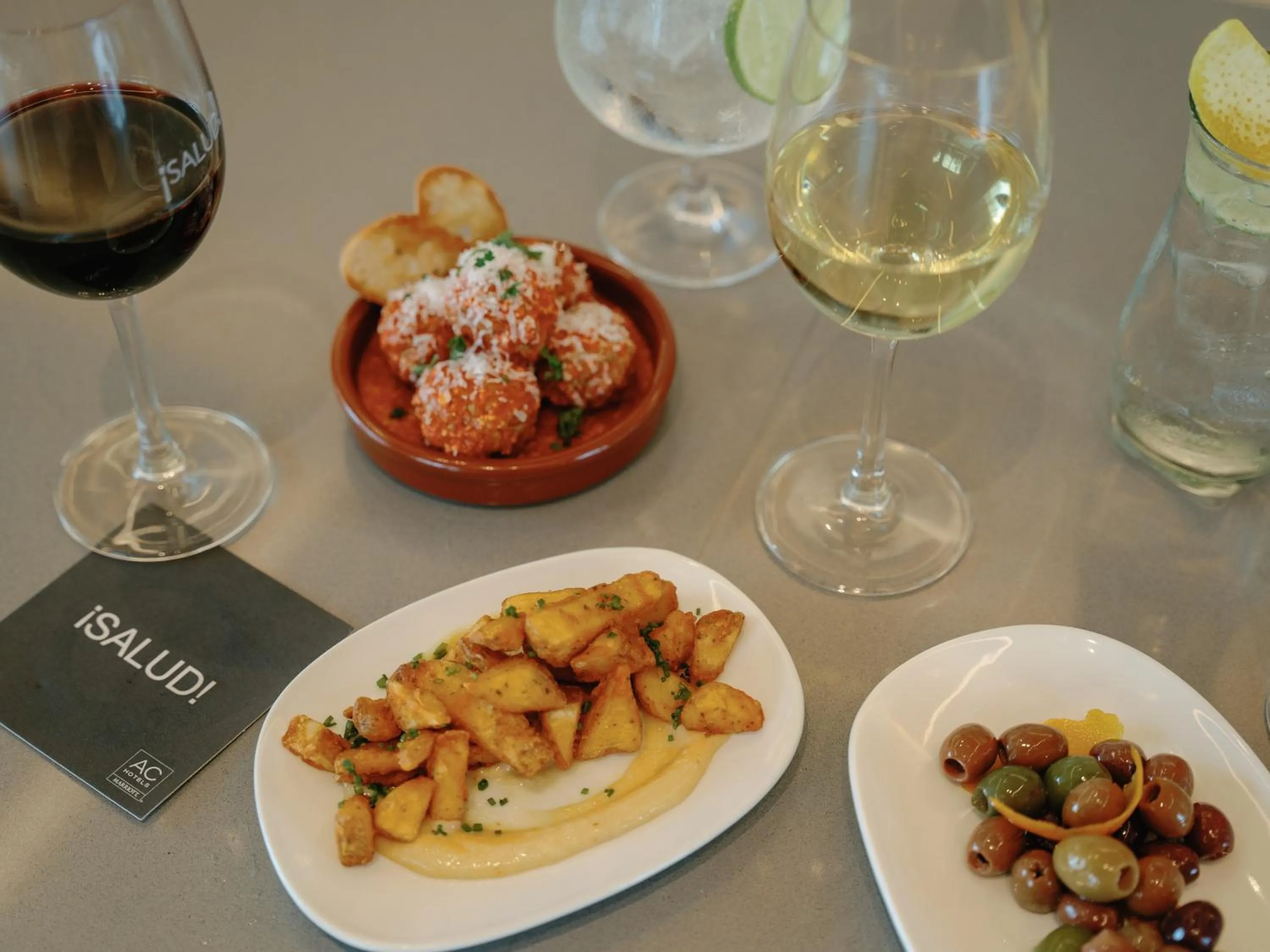 Food in AC Hotel by Marriott Sunnyvale Moffett Park