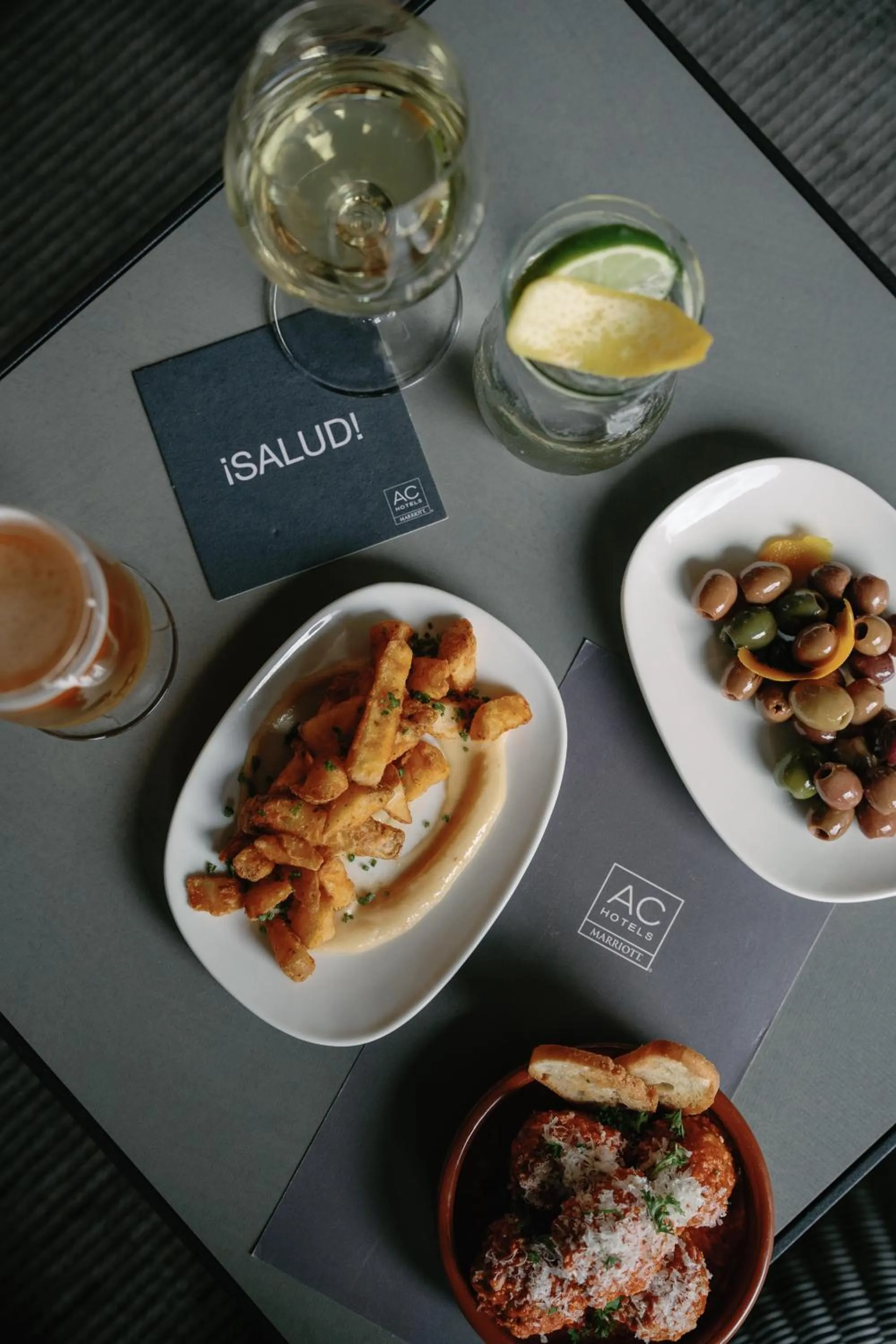 Food in AC Hotel by Marriott Sunnyvale Moffett Park