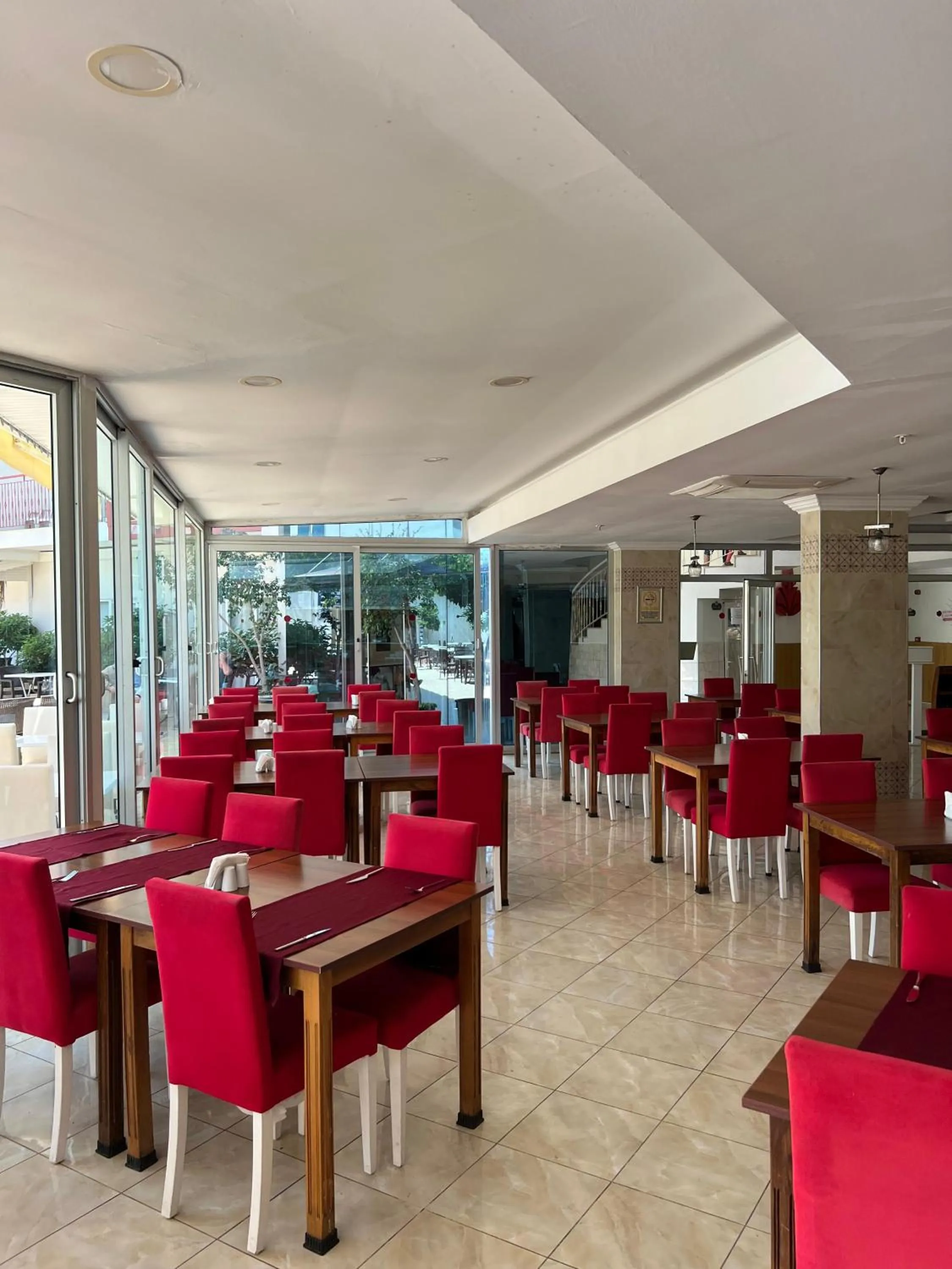 Patio in Side Legend Hotel