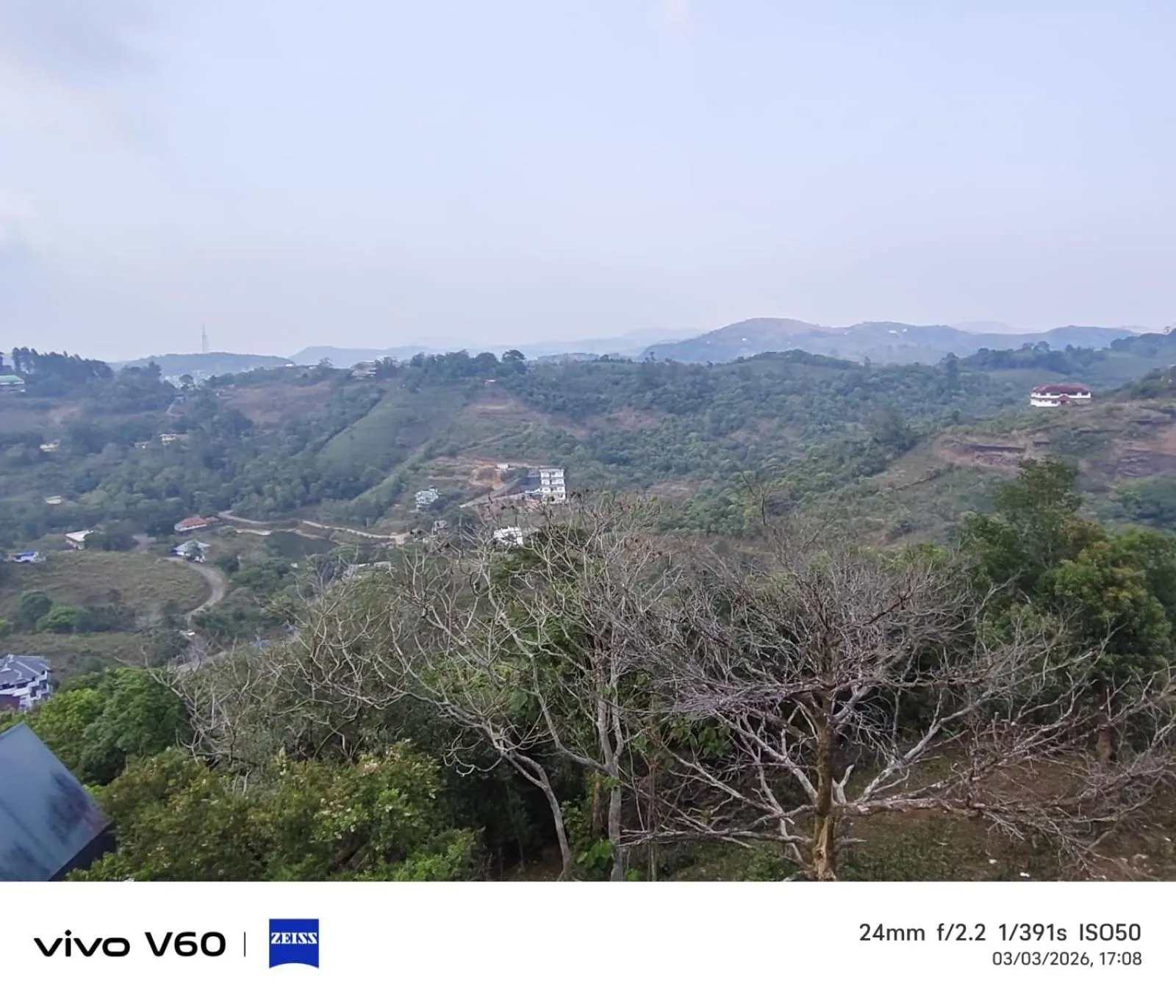 View (from property/room) in Vagamon Hill Chimes