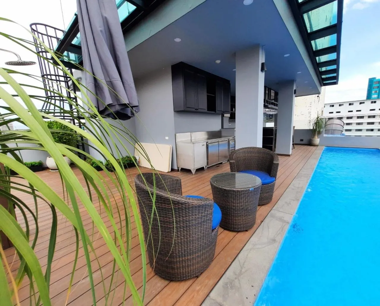 Pool view in Ama's House Luxury Boutique Hotel