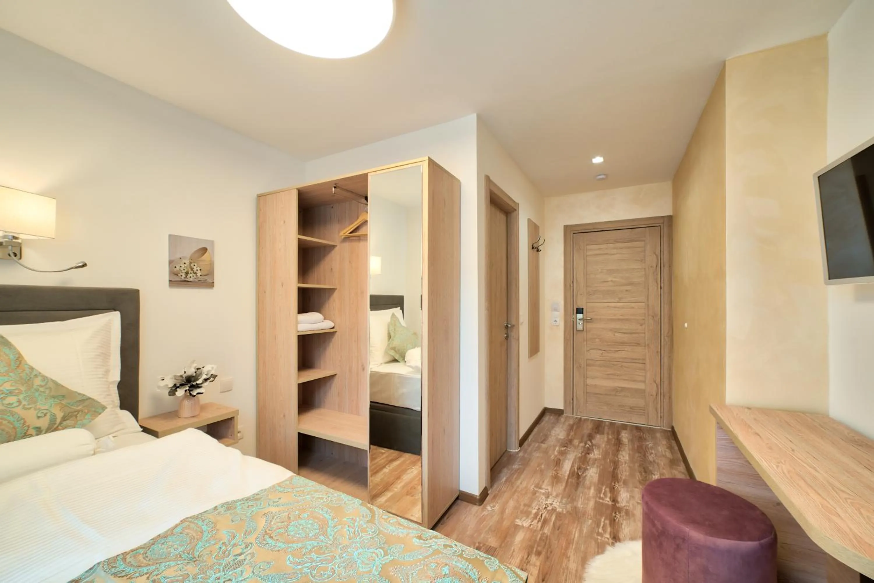 Bed in Hotel Tiffany