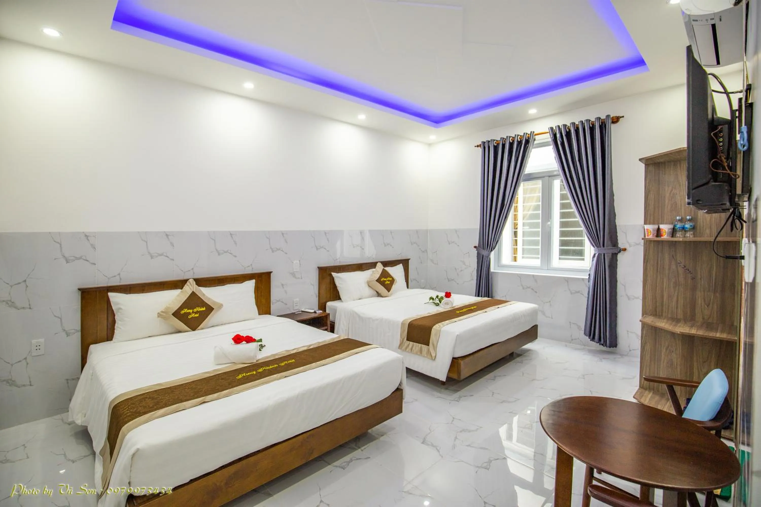 Bed in Hưng Khánh Hotel