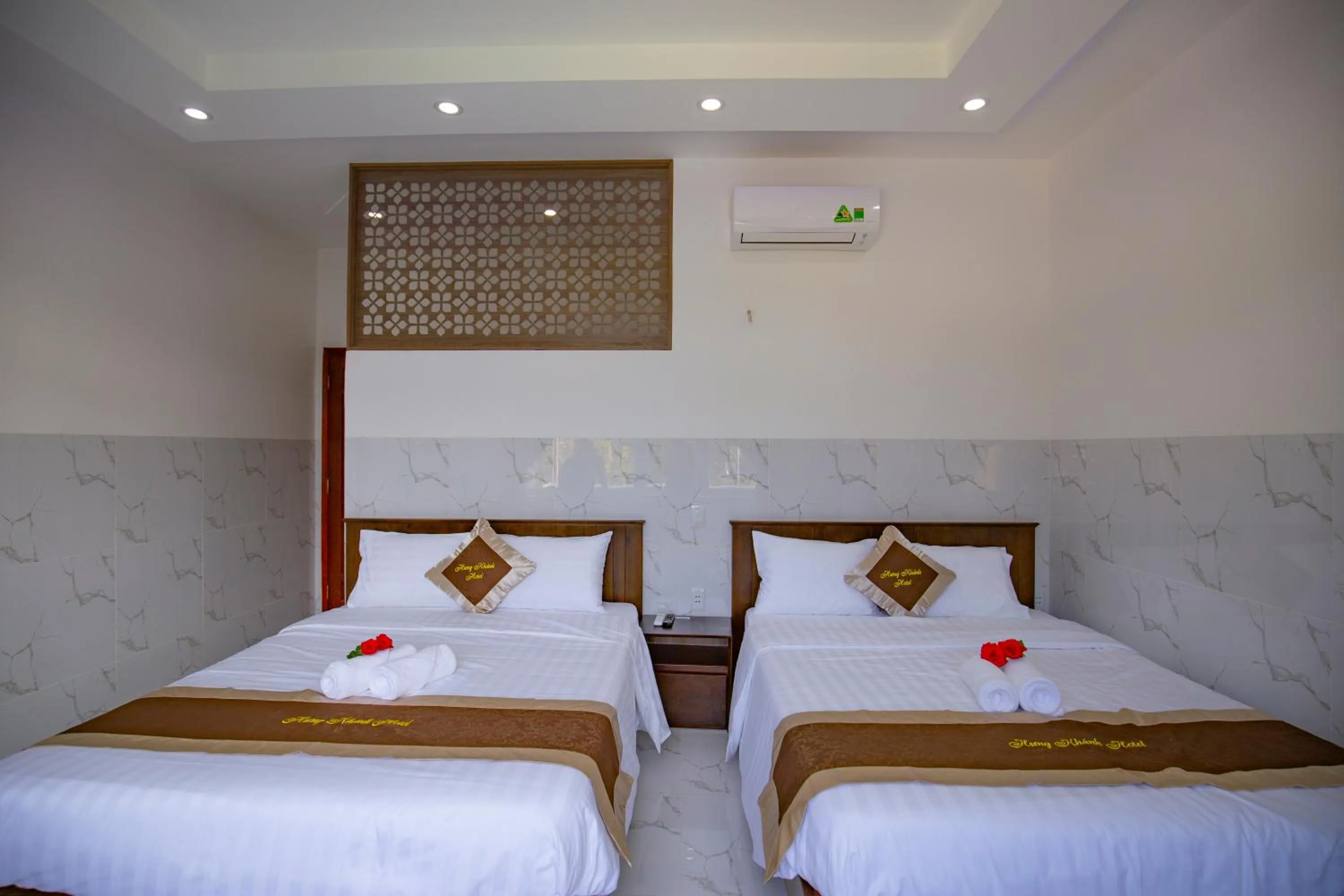 Bed in Hưng Khánh Hotel